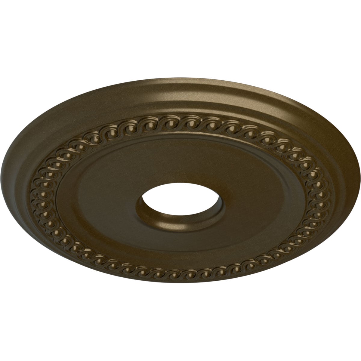 Ekena Millwork CM19CLBRS Ceiling-Medallions - View #2