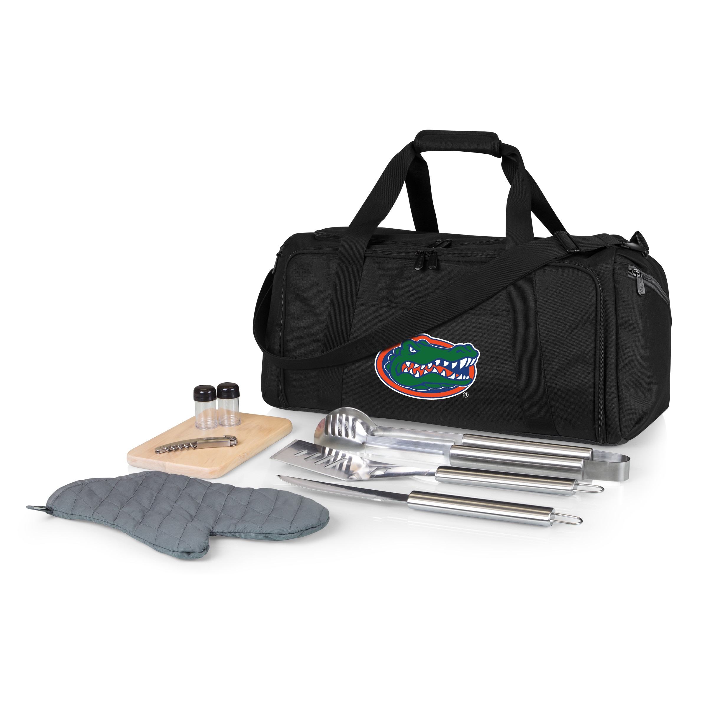 Picnic Time Stainless Steel 9-Piece Grilling Accessory Kit with Heat-Sealed Interior Liner and Multiple Storage Pockets 757-06-175-624-0 Sansujyuku sansujyuku.com