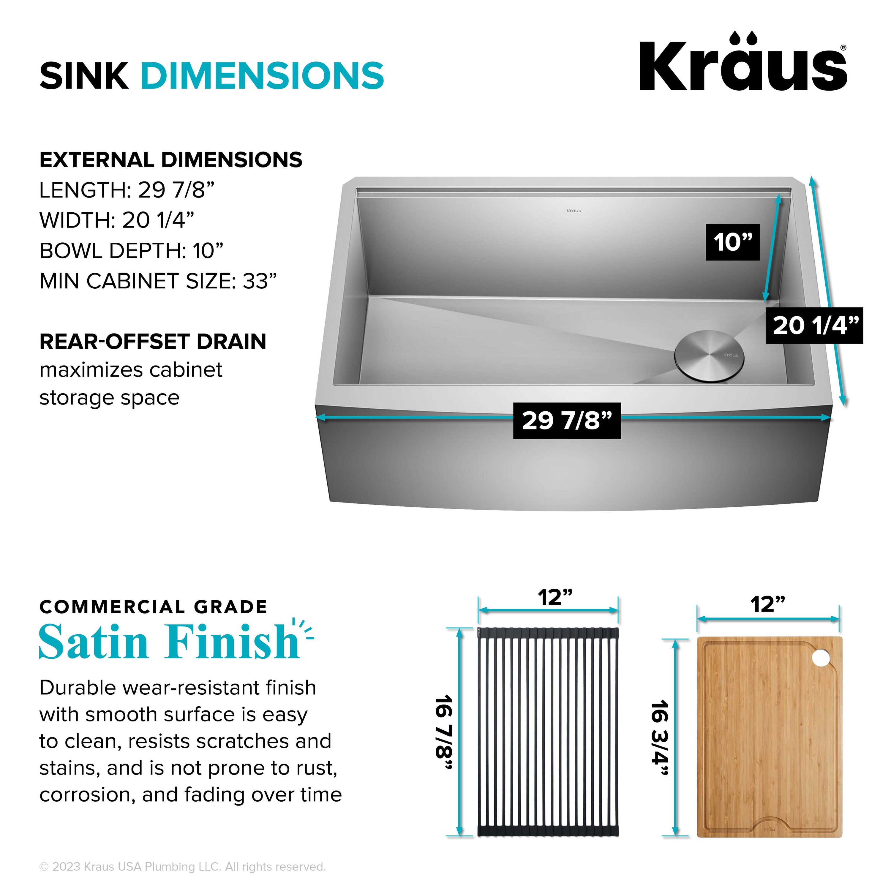 Kraus KWF210-30 Kitchen-Sinks - View #5