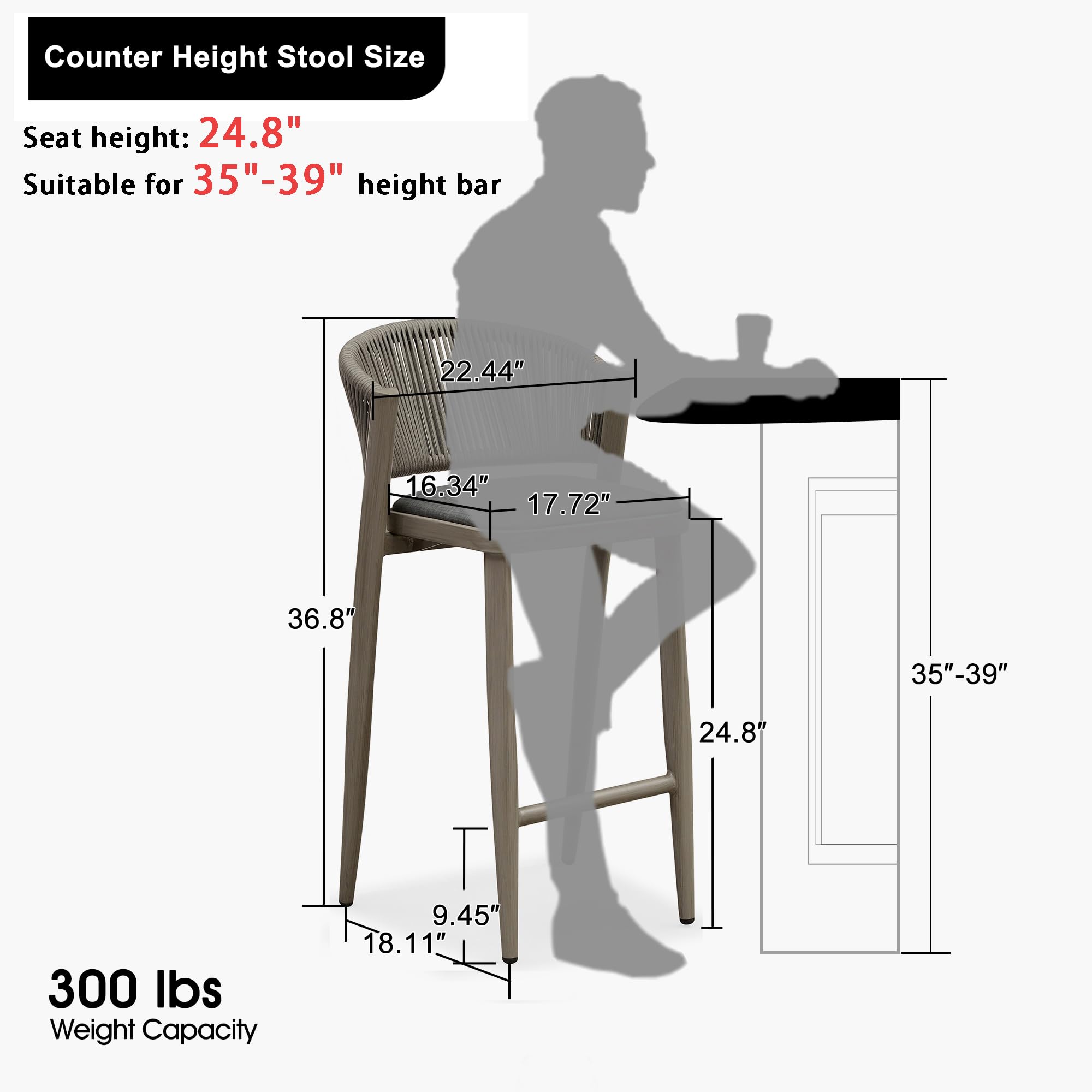 PURPLE LEAF LS04-BC02-SX-MF-1 stools - View #3