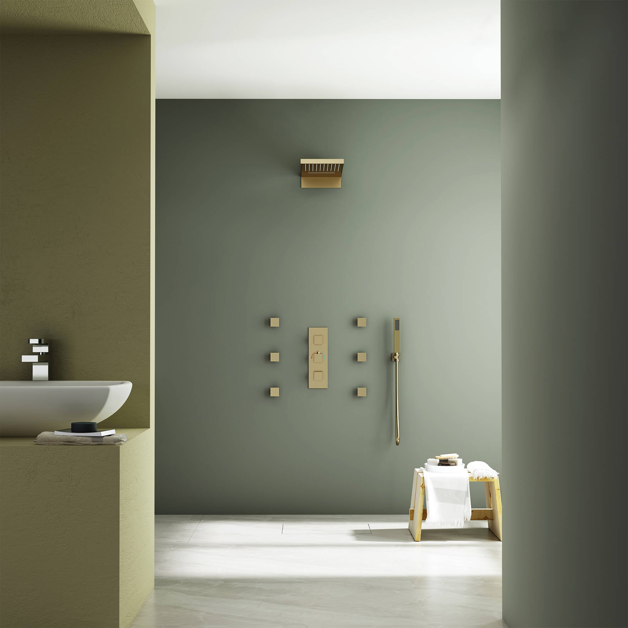 Clihome RCH-BAST8515C Showerhead-Bar-Panels - View #4
