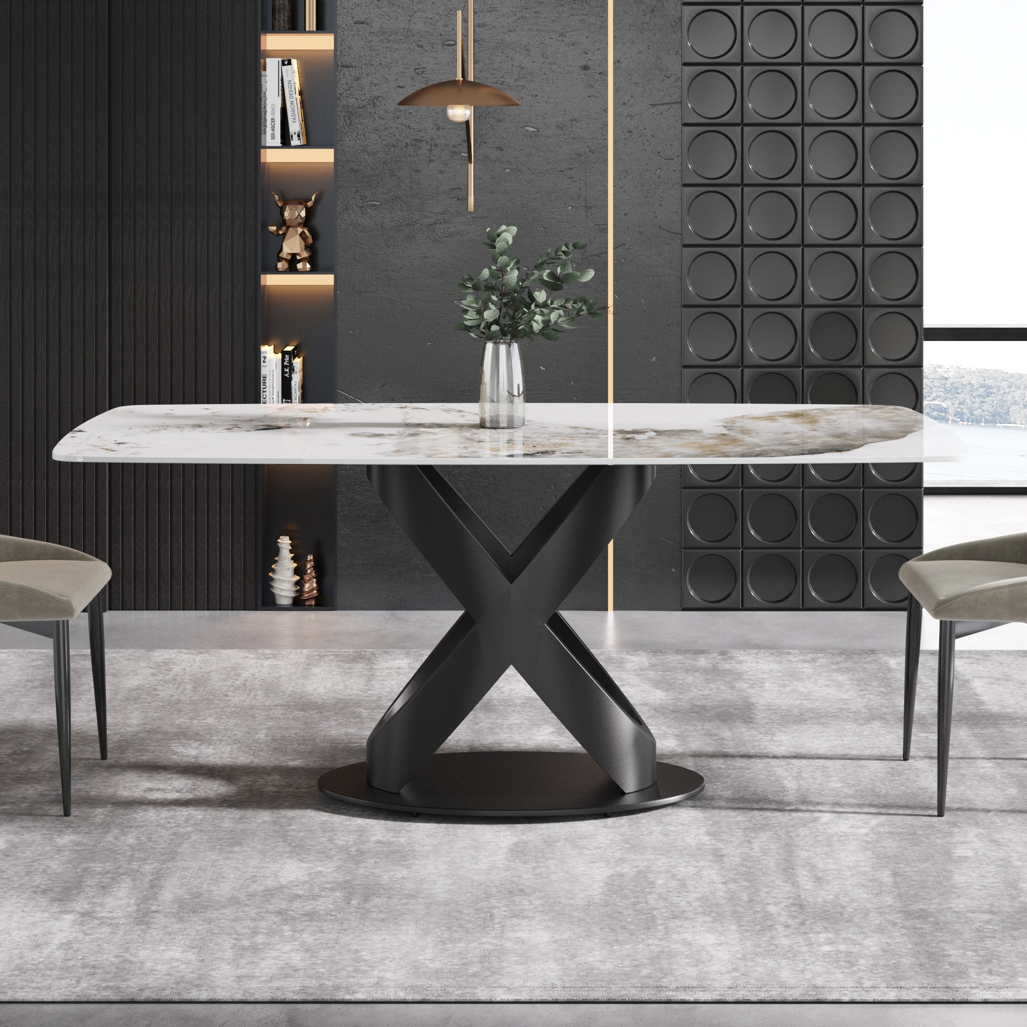 BuotiqHom DH-AT-18AP-MH3B Dining-Tables - View #2