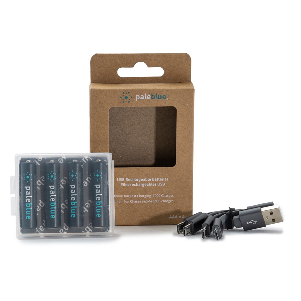 Pile rechargeable PALE BLUE USB AAA type C (LR03)