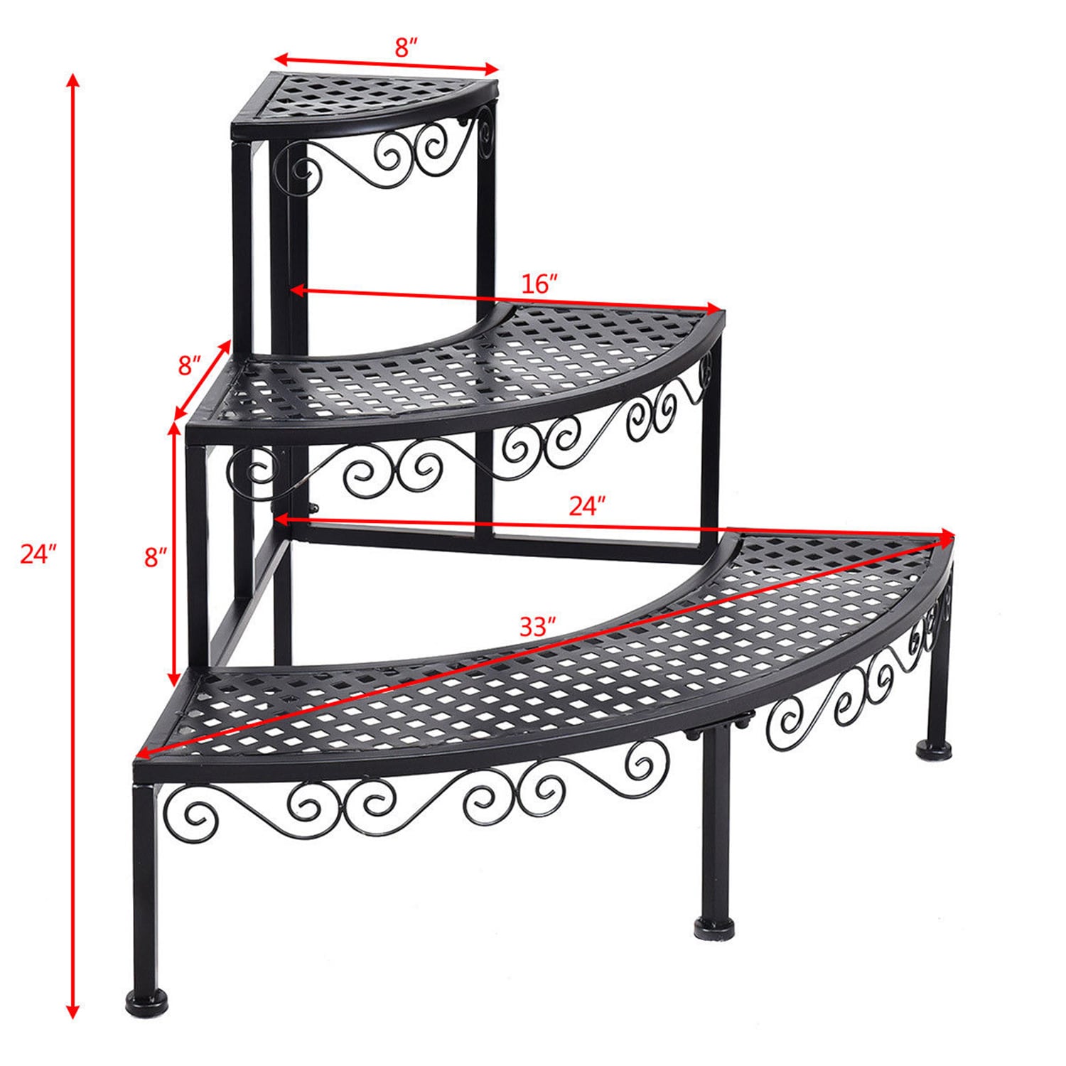 WELLFOR OP-HPY-3340 Plant-Stand - View #10
