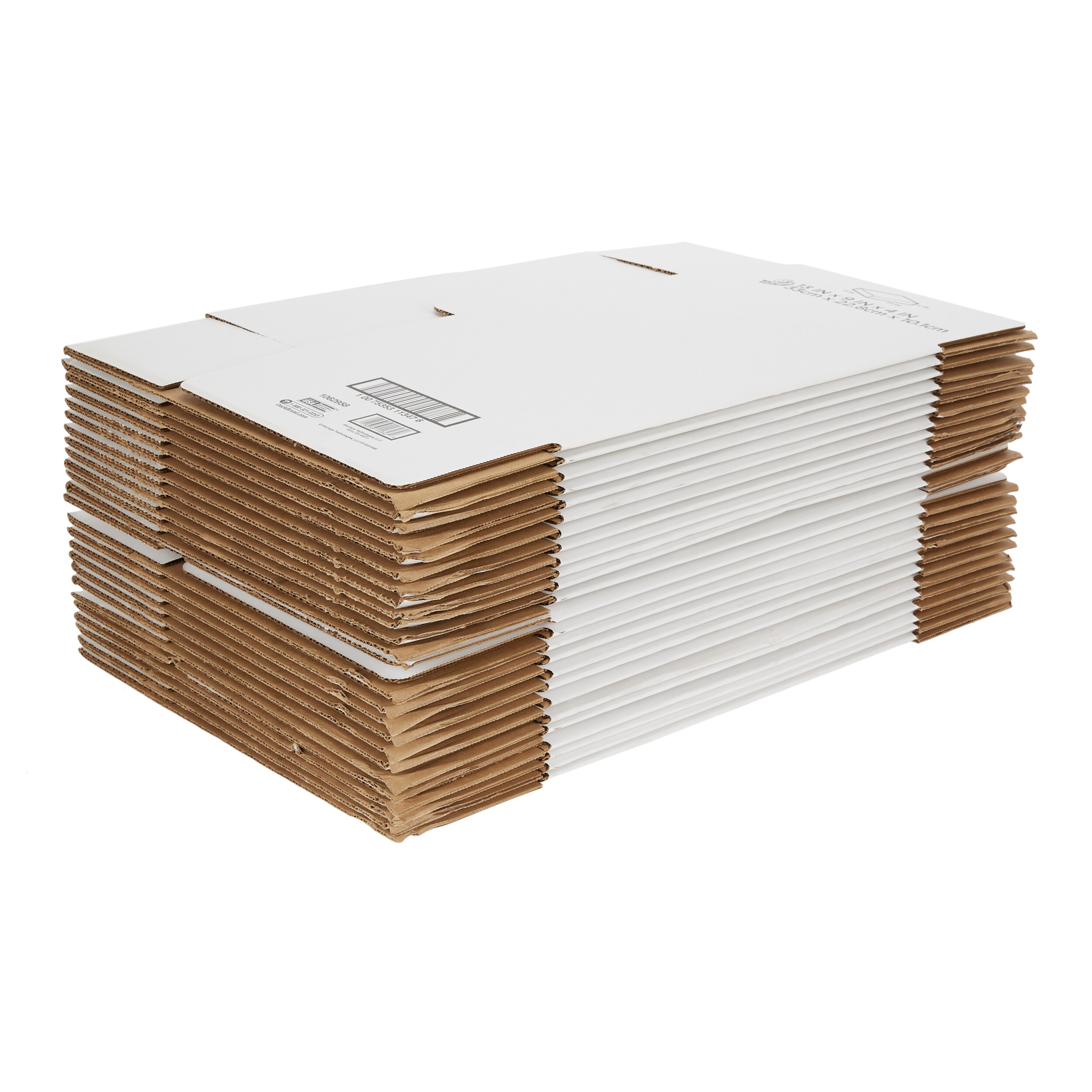 Duck 13-in W x 4-in H x 9-in D 25-Pack Medium Recycled Cardboard Moving ...