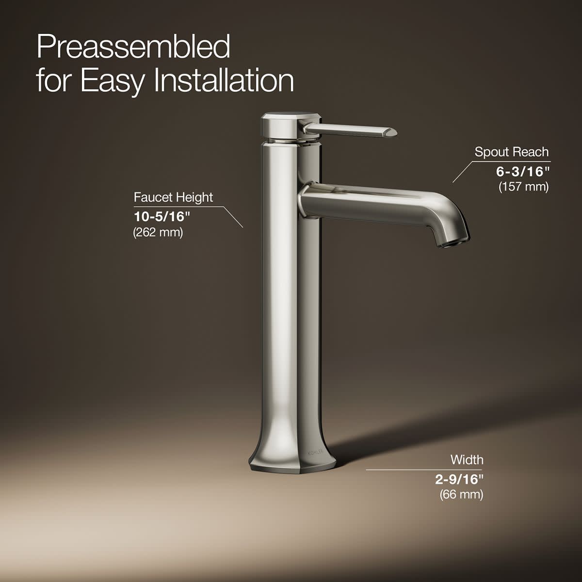 KOHLER 27003-4K-CP Lavatory-Faucets - View #4