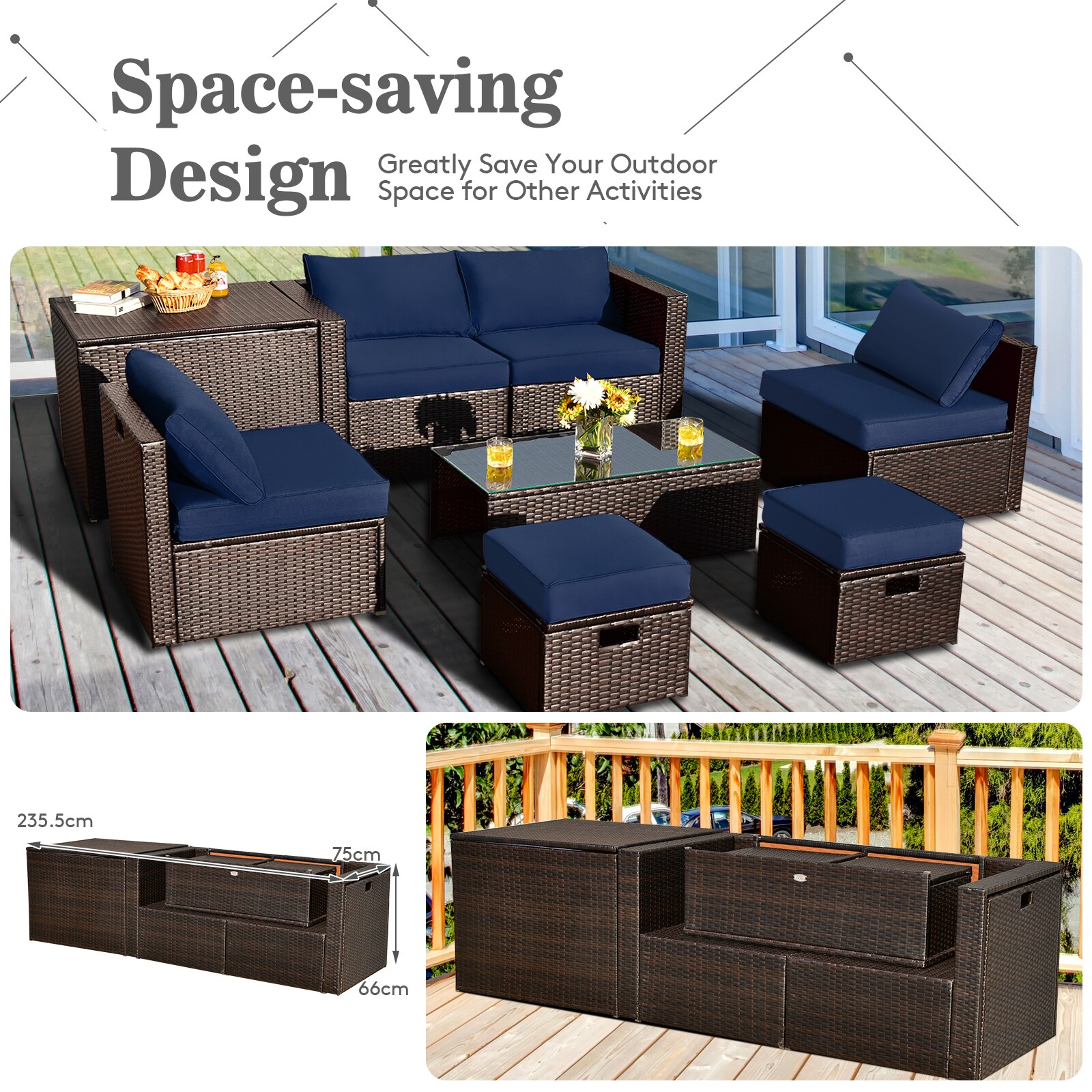 Volenca VOL-8TAI6P Patio-Sofas-Daybeds - View #9