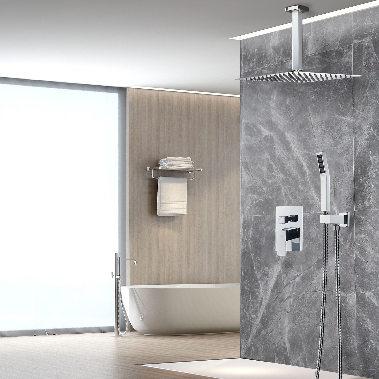 Cobbe LSKSSF0312C Showerhead-Bar-Panels - View #4