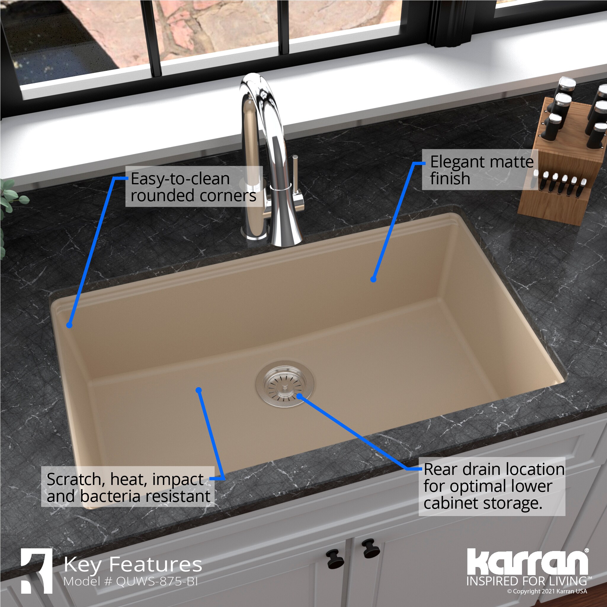 Karran QUWS-875-BI Kitchen-Sinks - View #6