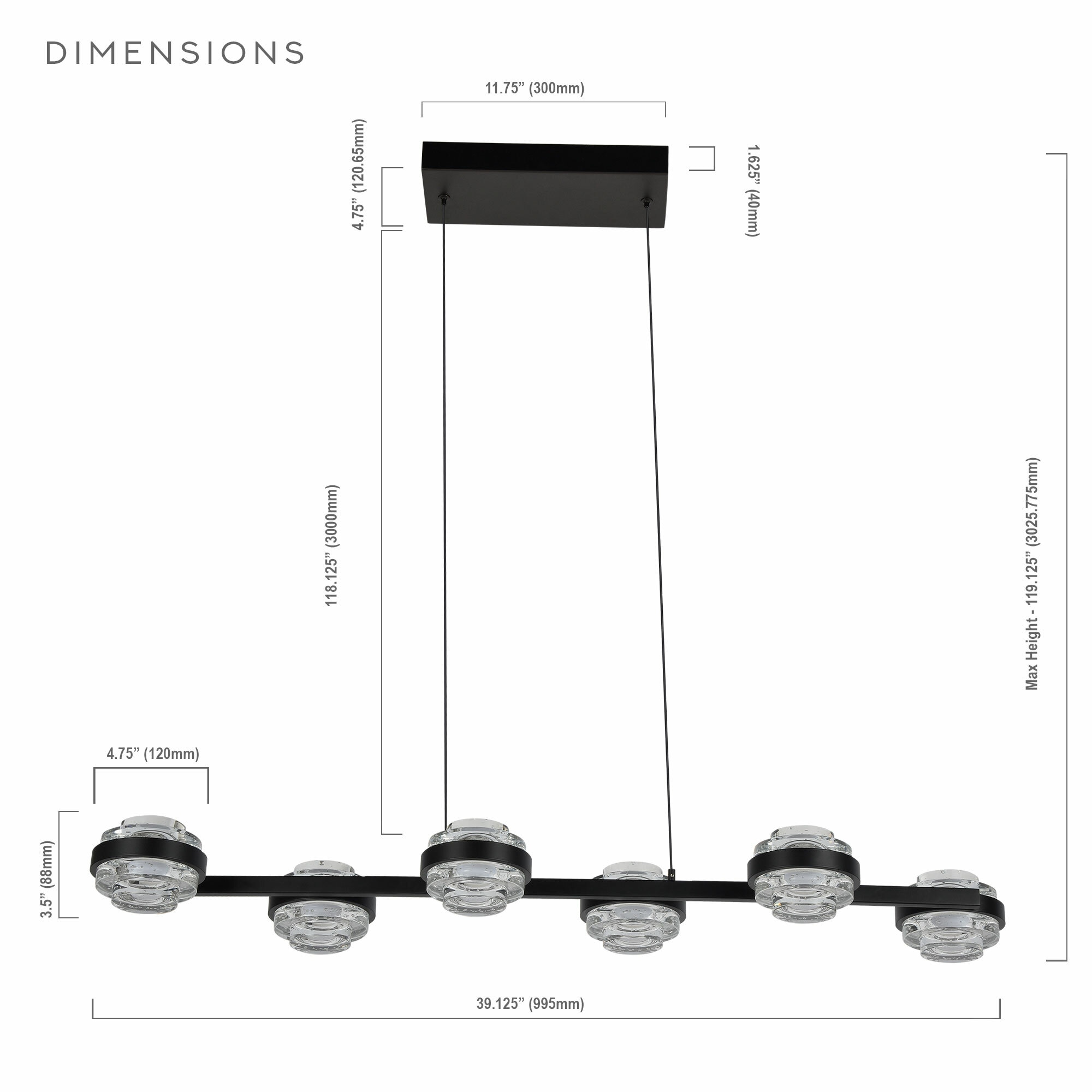 VONN Lighting VAC3LN336BL b090015 - View #12