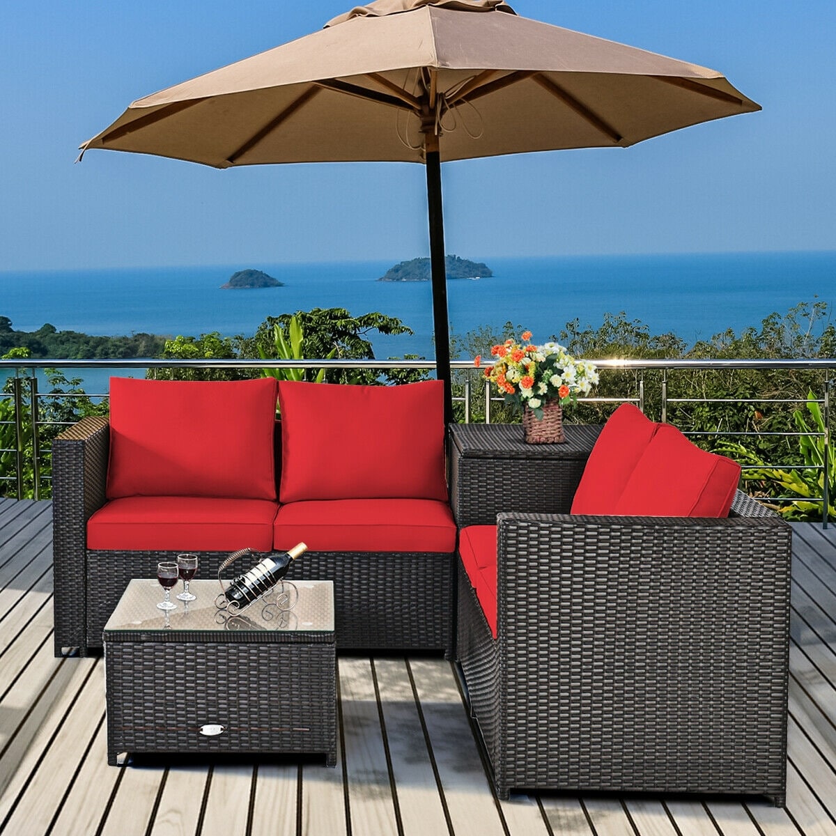 Forclover HYFC-0643NY Patio-Conversation-Sets - View #3