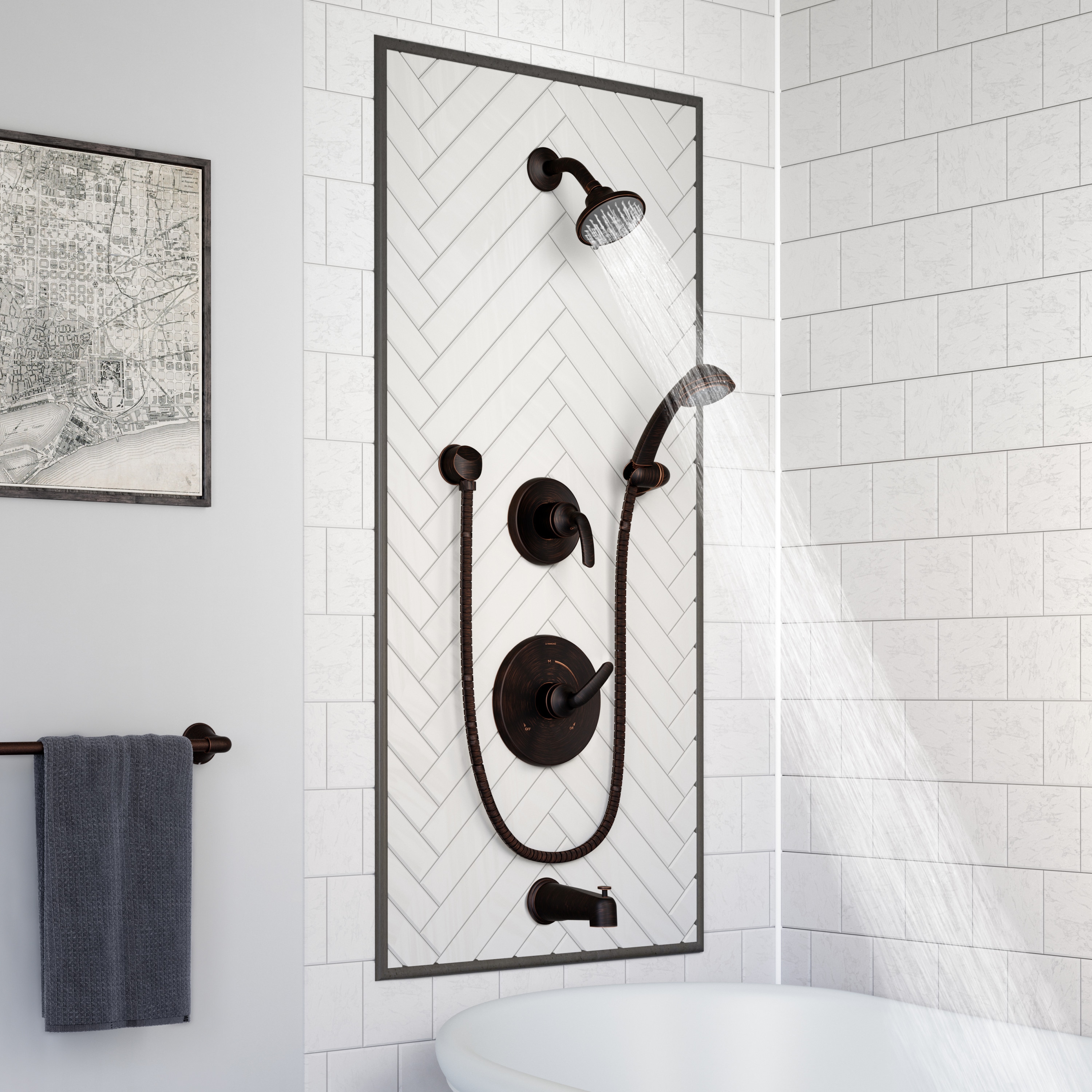 Symmons 5506-SBZ-1.5-TRM Tub-Shower-Faucets - View #7
