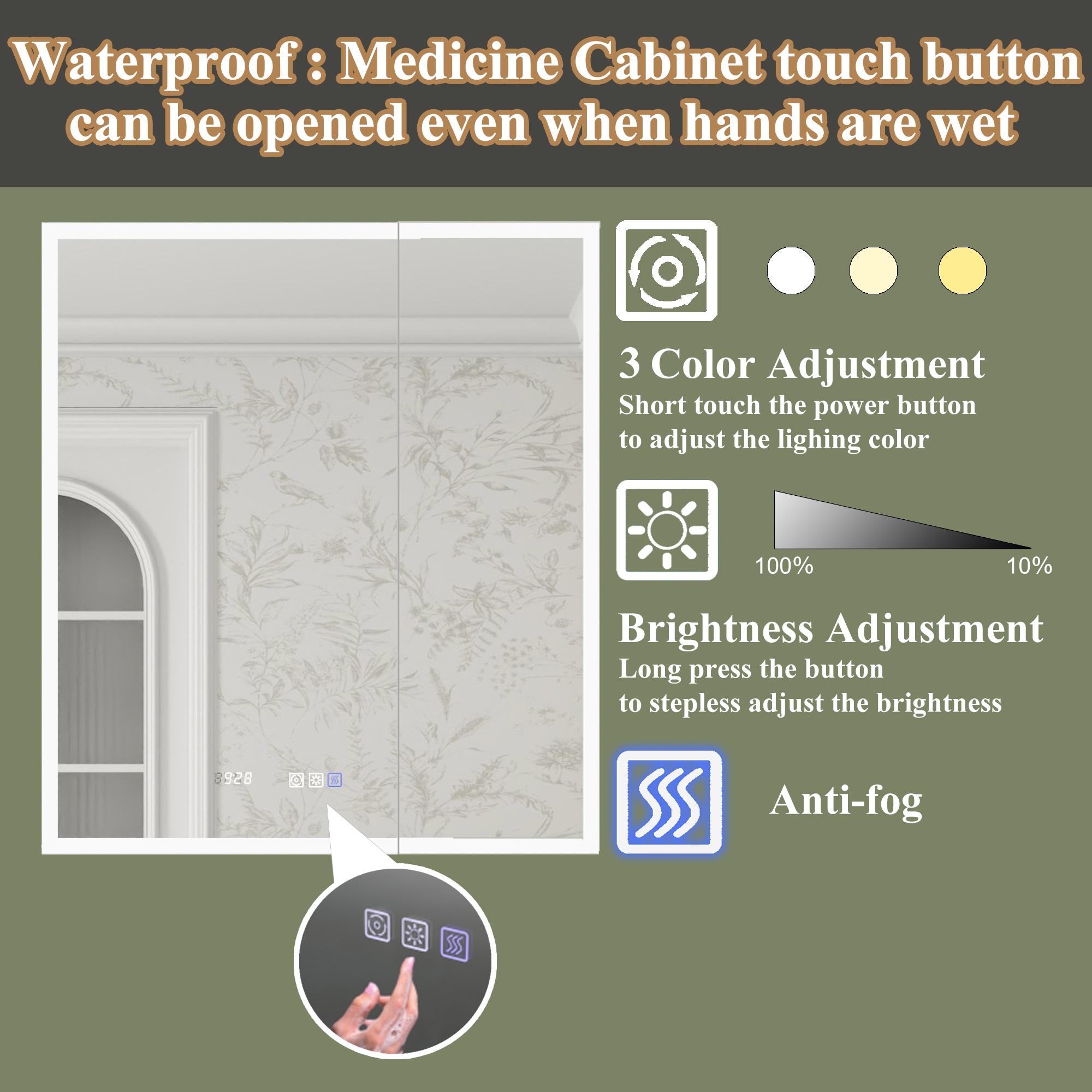 ExBrite 1226XD2026V3R Bathroom-Medicine-Cabinets - View #5