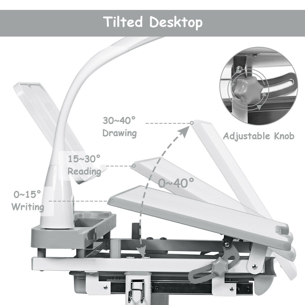 Sumyeg WF-HYSN-65819GR desks - View #5