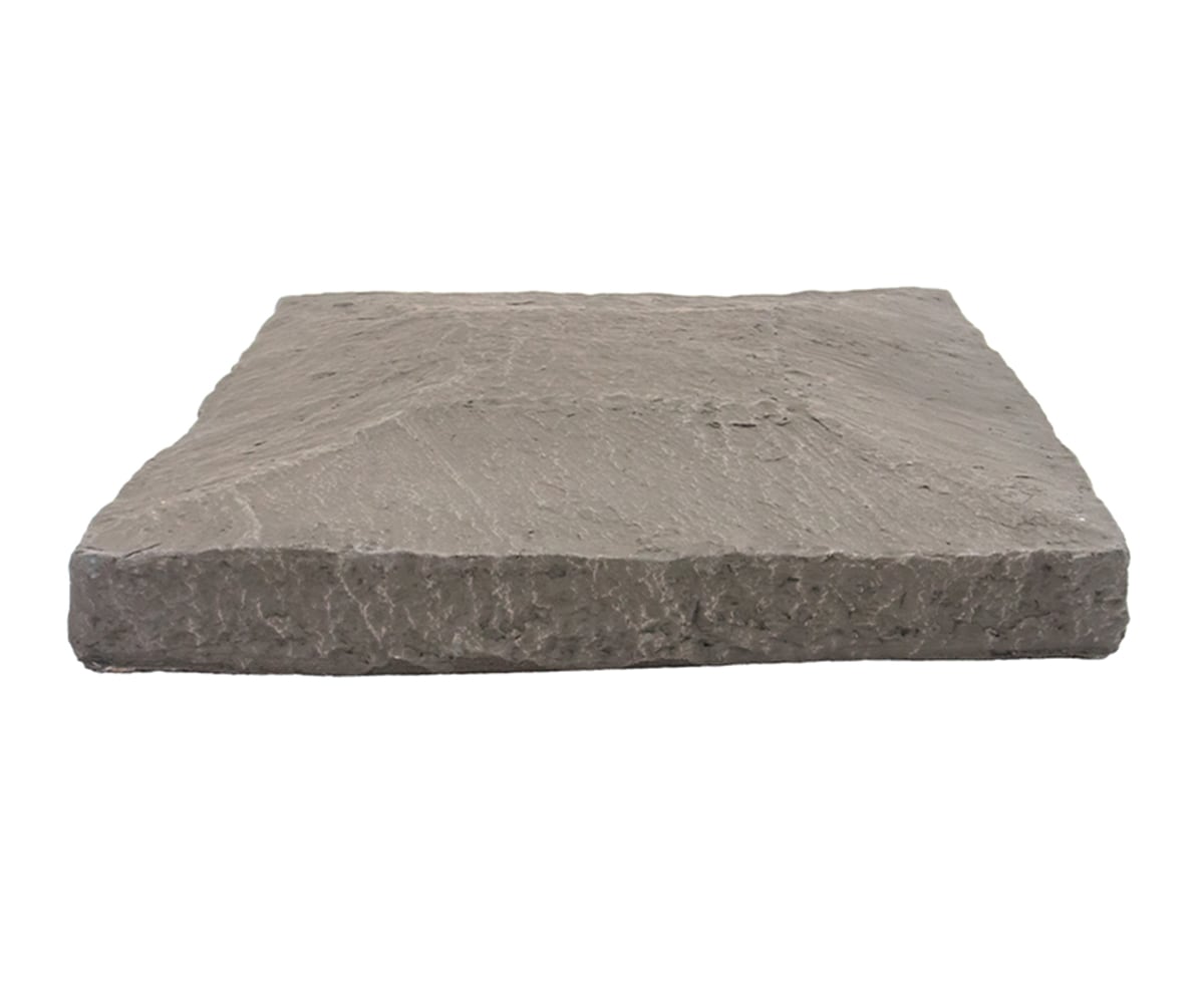 GenStone FPCKI Stacked Stone Flat Pillar Cap 1.27 Square feet Kenai Faux stone veneer