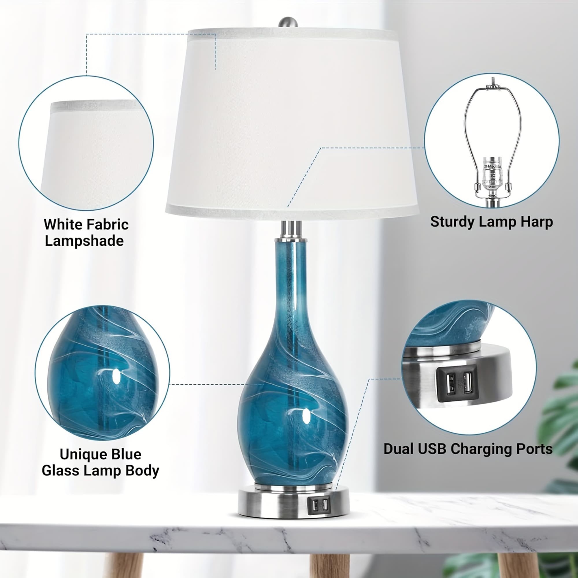 LETILY BP73PS1Z Table-Lamps - View #4