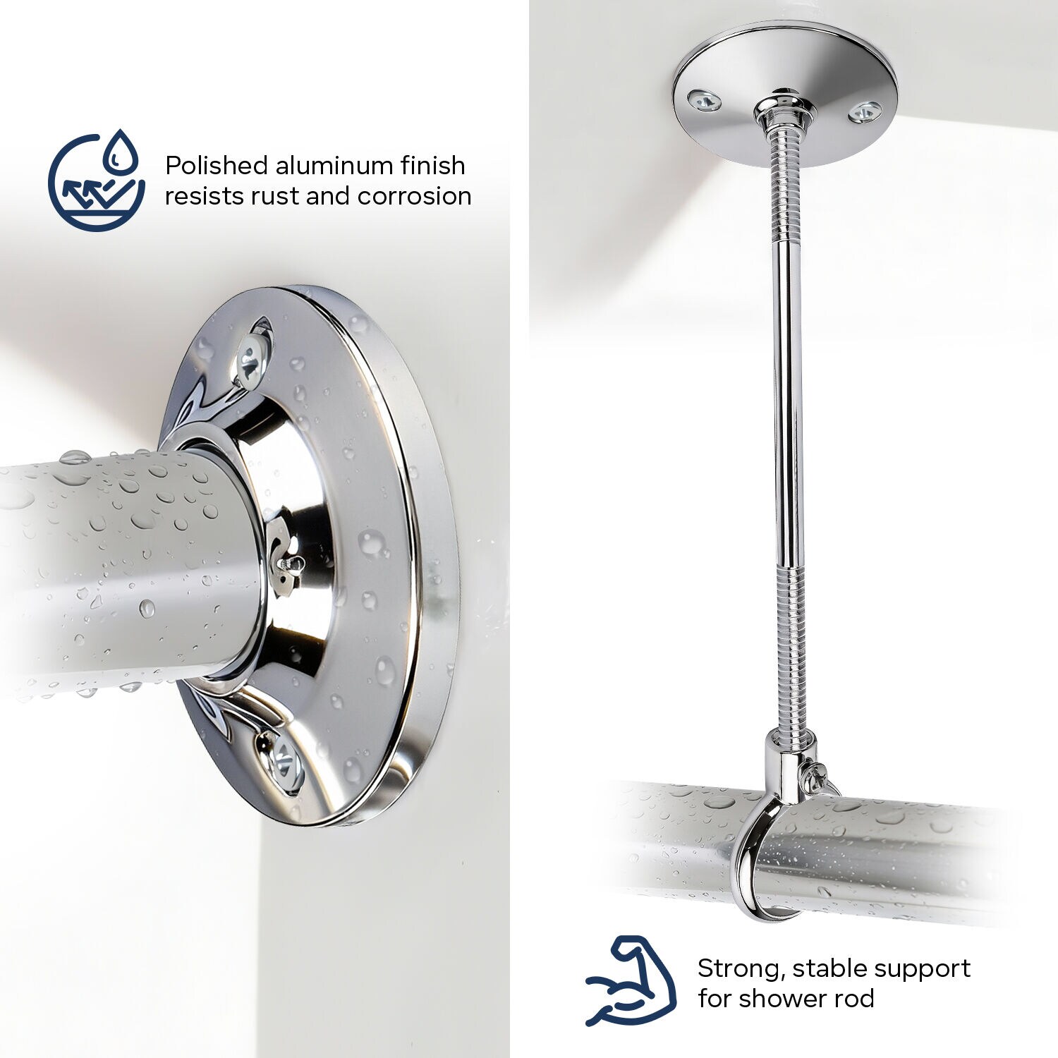 Highcraft F-2433-MV Shower-Rods - View #9