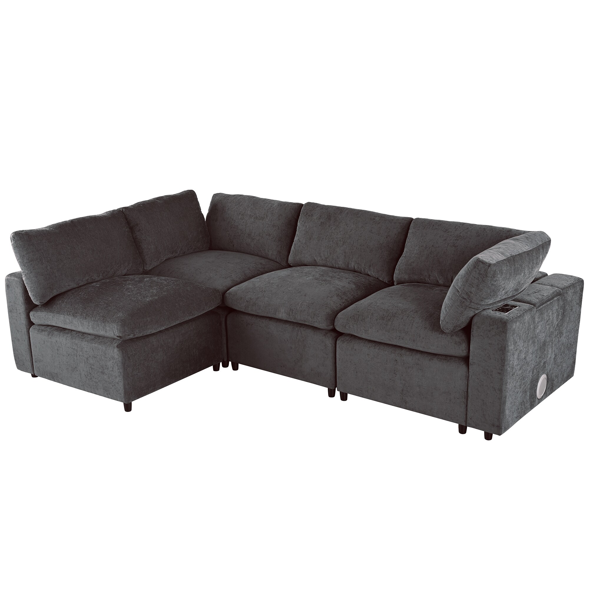 SINOFURN SYA020298GY Sofas-Loveseats - View #7