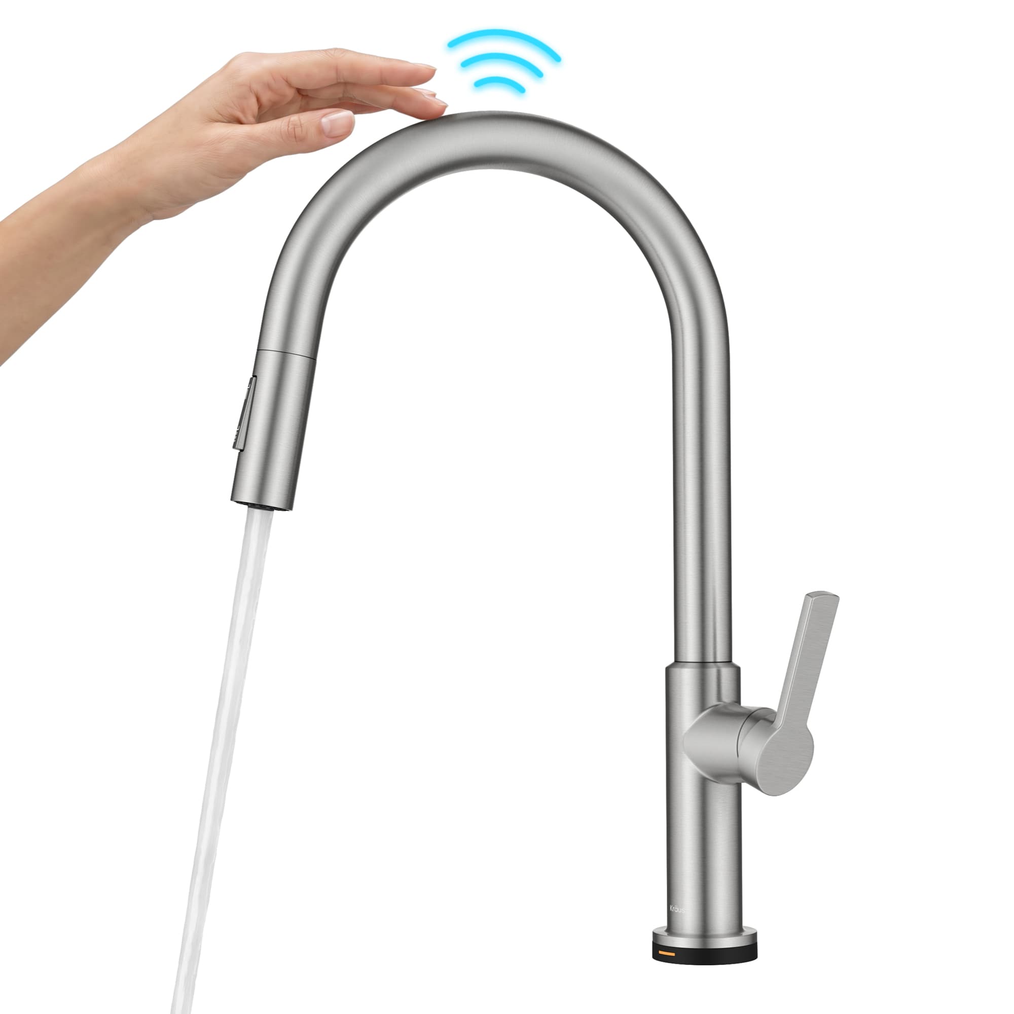 Kraus Oletto Single Handle Deck-mount Pull-down Kitchen Faucet with Sprayer