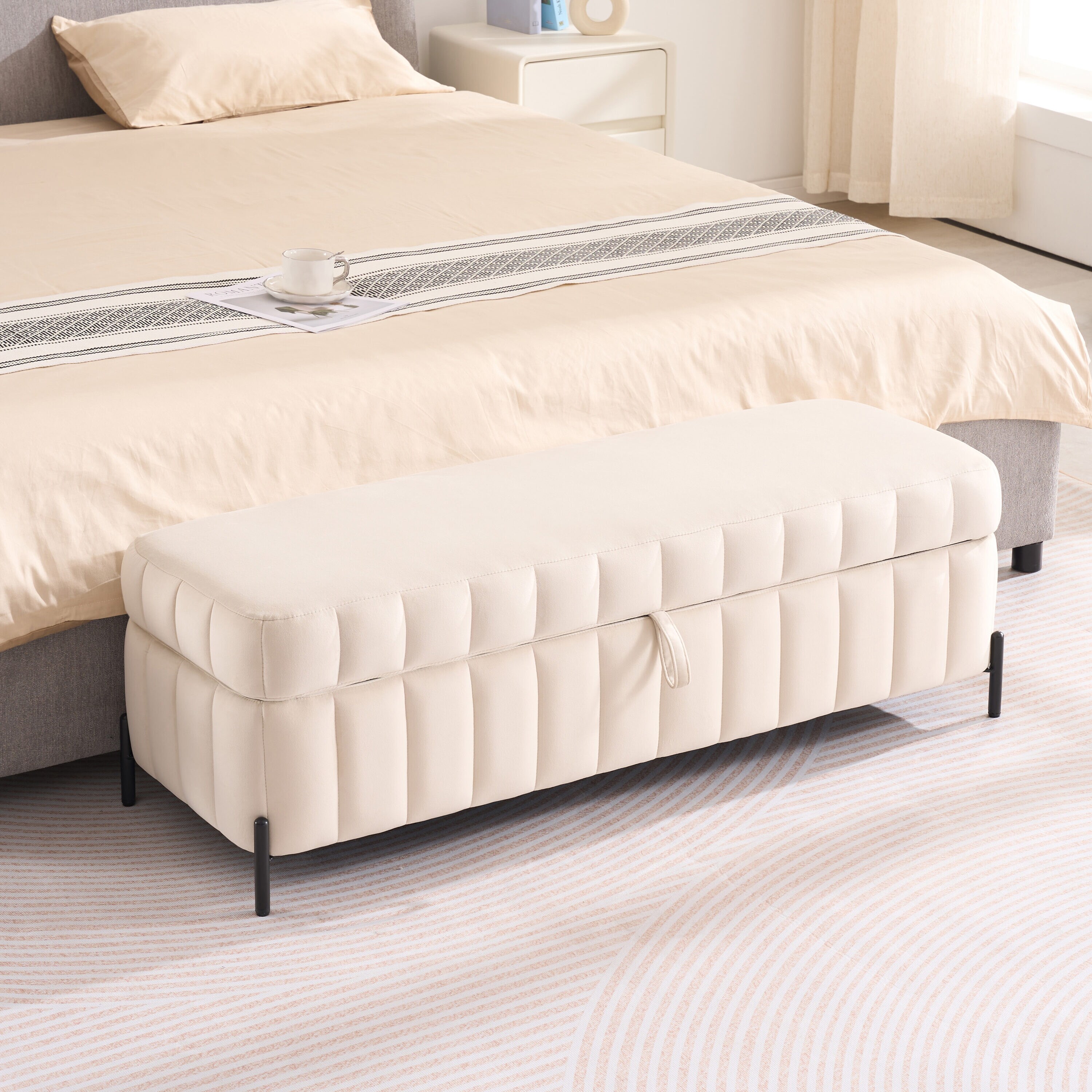 Hrinhom HC-S4114-BEIGE bench - View #2