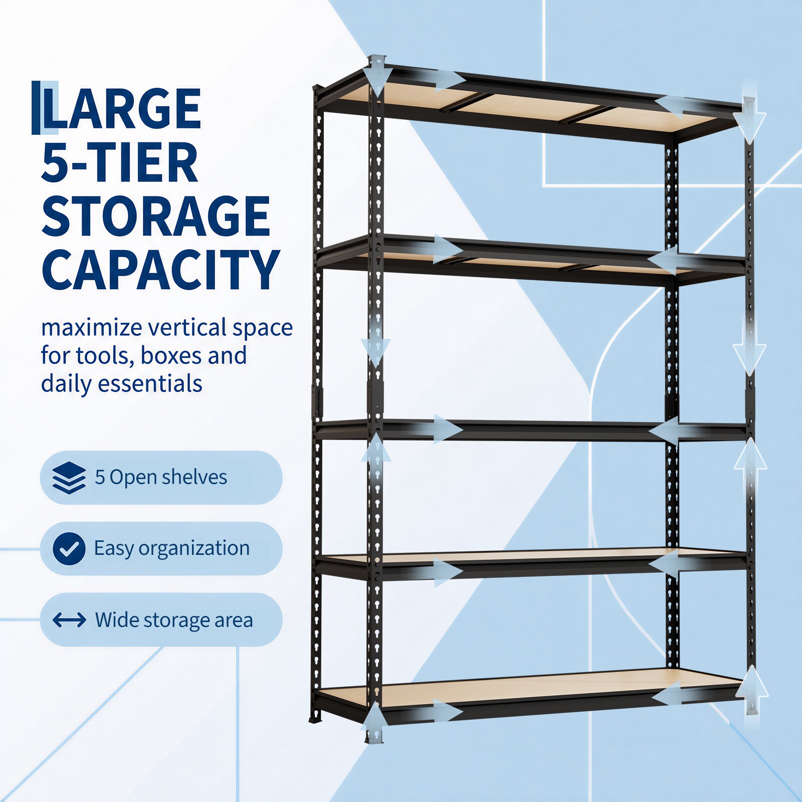Garvee AW0-ZZKUFSKXKJTK Free-Standing-Shelving - View #3