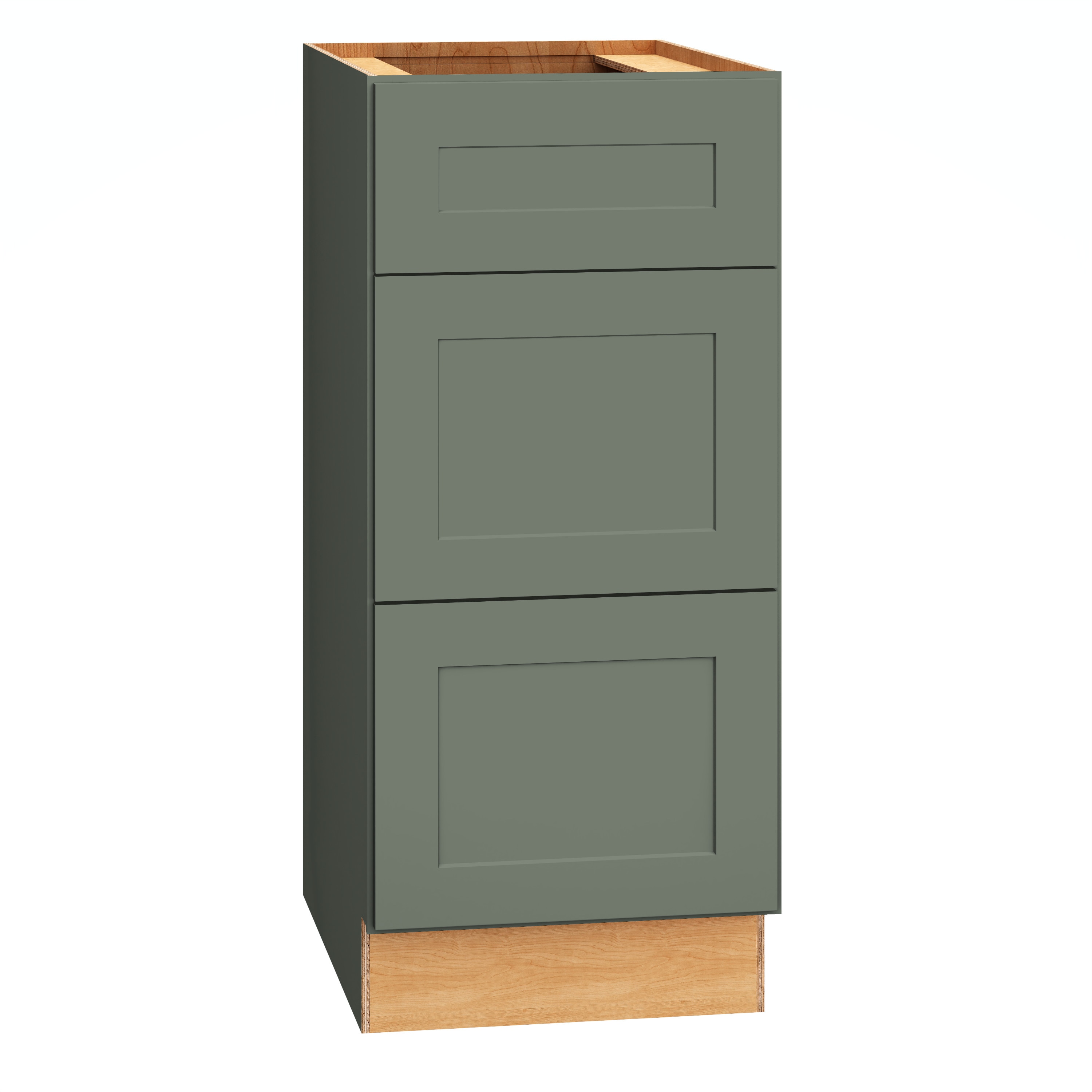 Diamond Express 61H-VDB153421 Jamestown 15-in W x 34.5-in H x 21-in D Retreat Green 3 -Drawer Wood Wall-mount Cabinet Banks