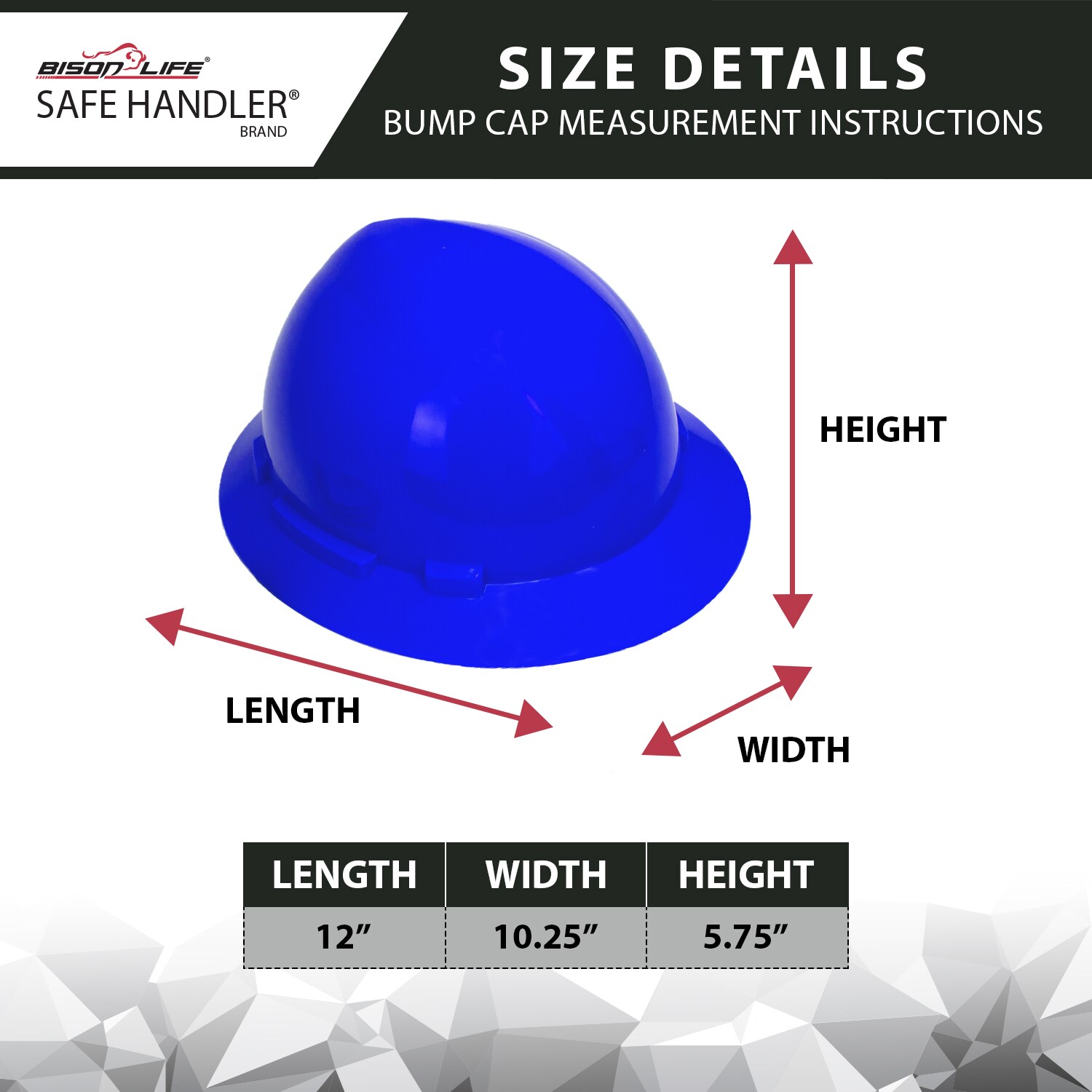 BISON LIFE SH-ESSU-HDPE-HH4BL-2 Safety-Hats - View #2