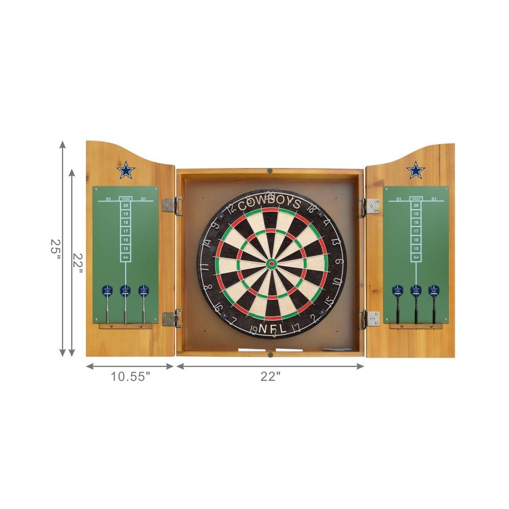 Dallas Cowboys Merchandise: Classic Dartboard Cabinet