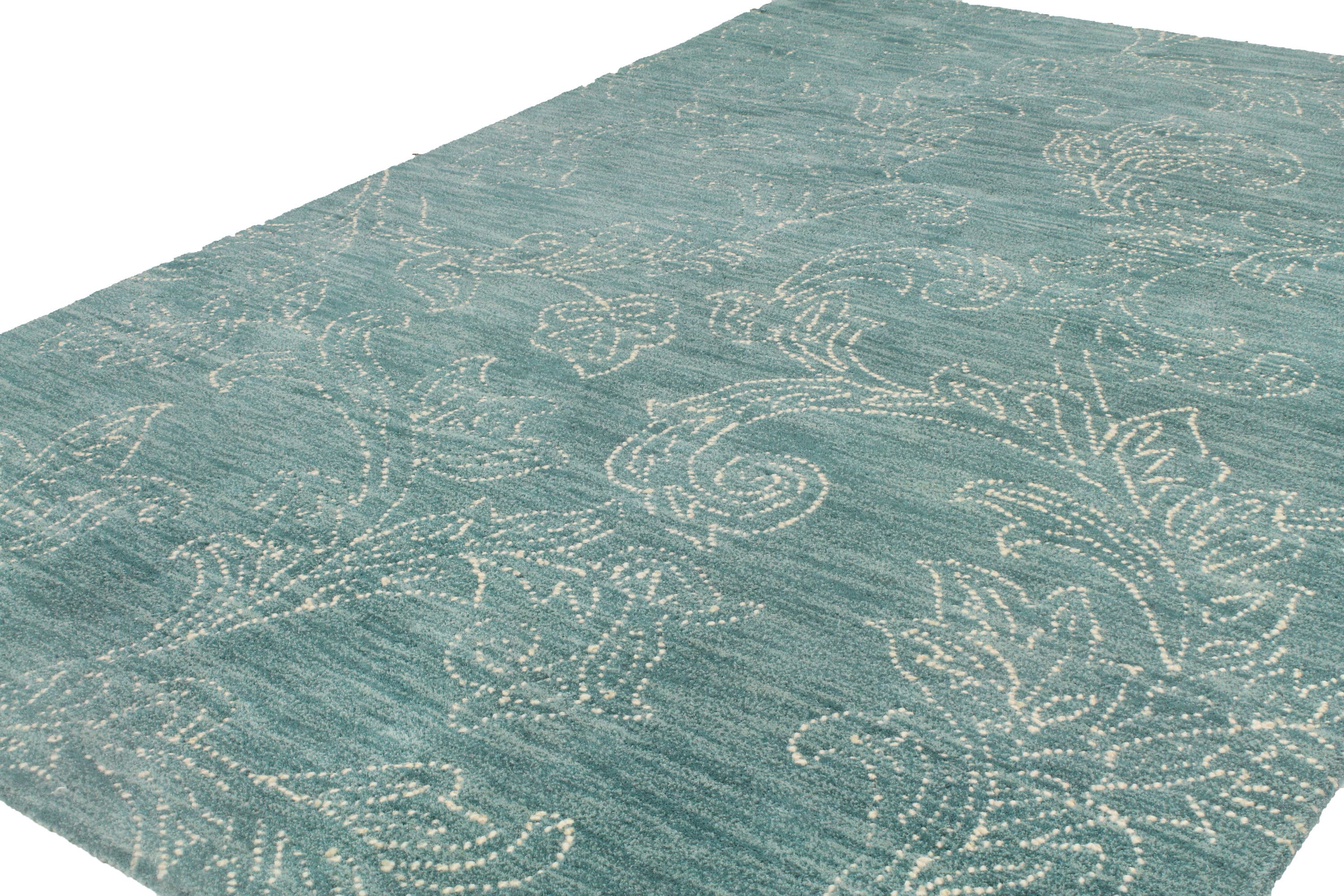 Elysian Ivory Tufted Wool Handmade Area Rug