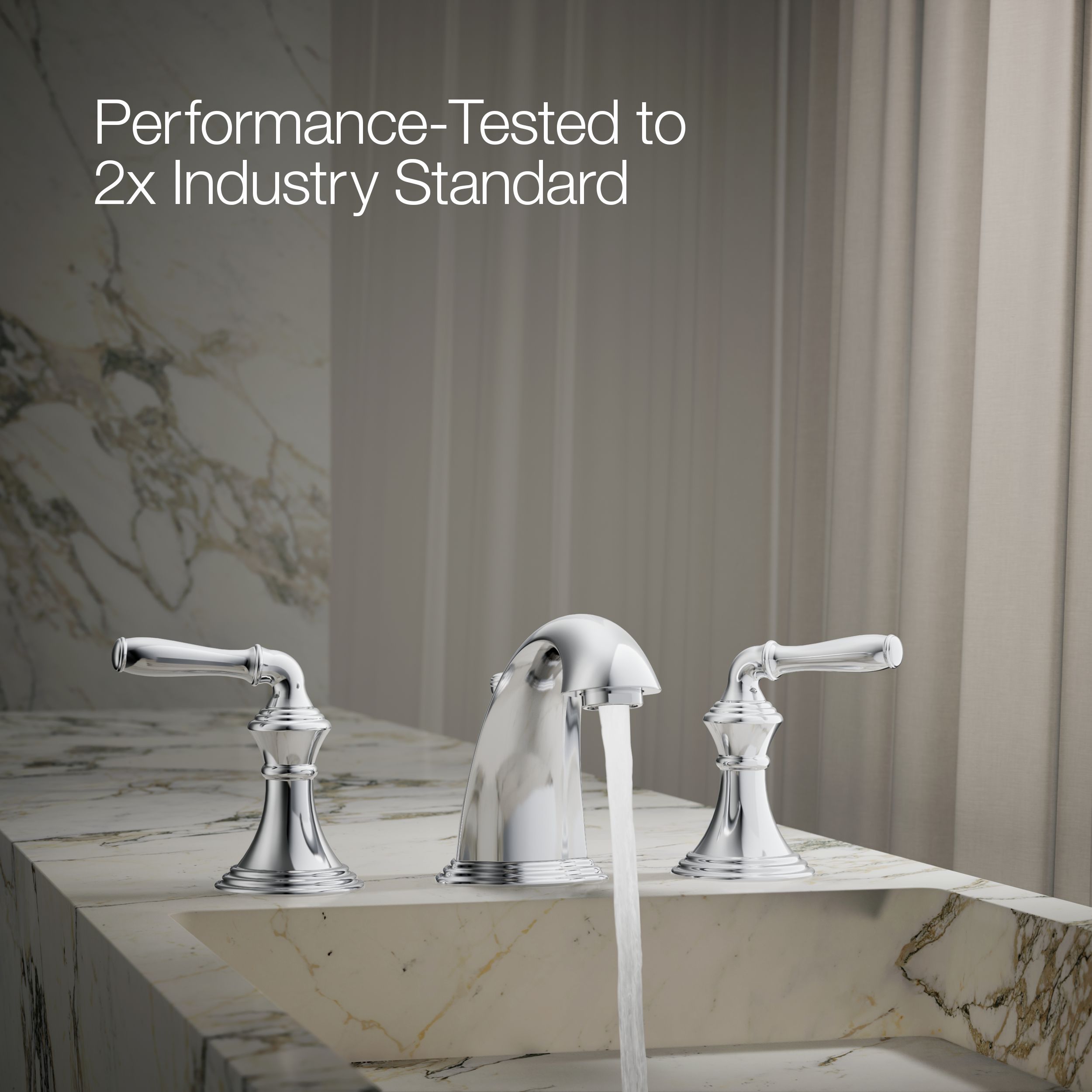 KOHLER 394-4-CP Lavatory-Faucets - View #3