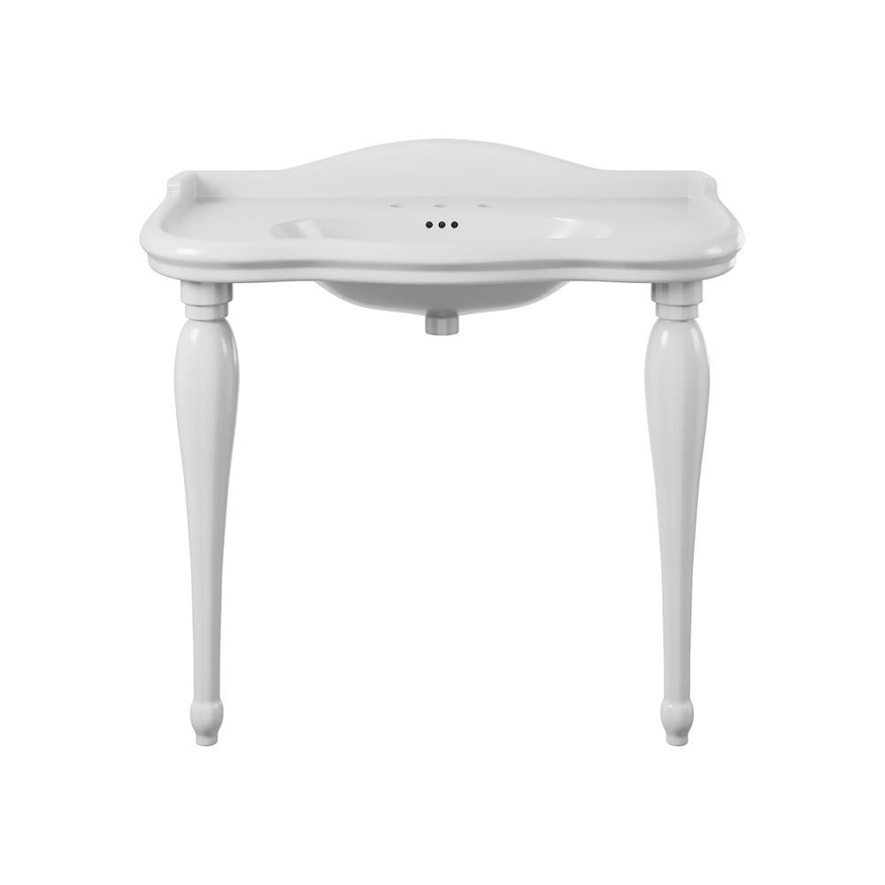 Santorini 40 Rectangle 3 Hole Widespread Console Sink
