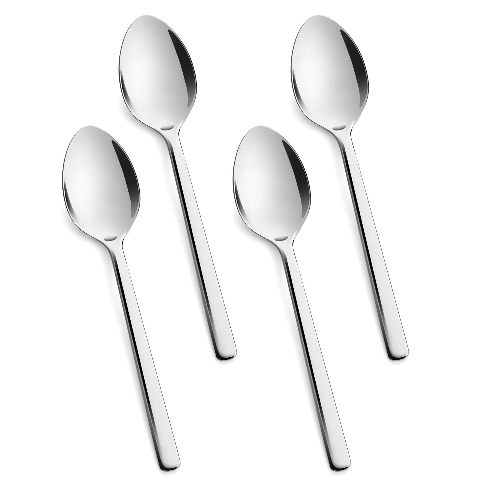 Aoibox  4 Piece 18 10 Stainless Steel Serving Spoons Set 9 84 in Mirror Polished Heavy Duty Dishwasher Safe