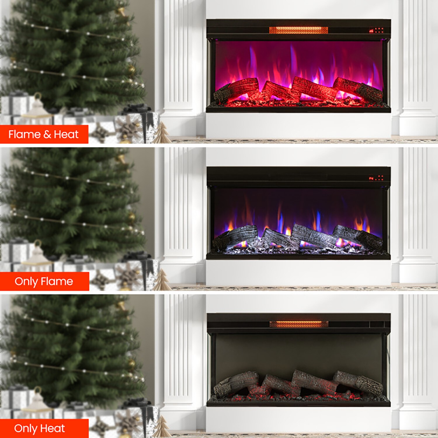 GZMR GZWF-EF72R Electric-Fireplaces - View #9