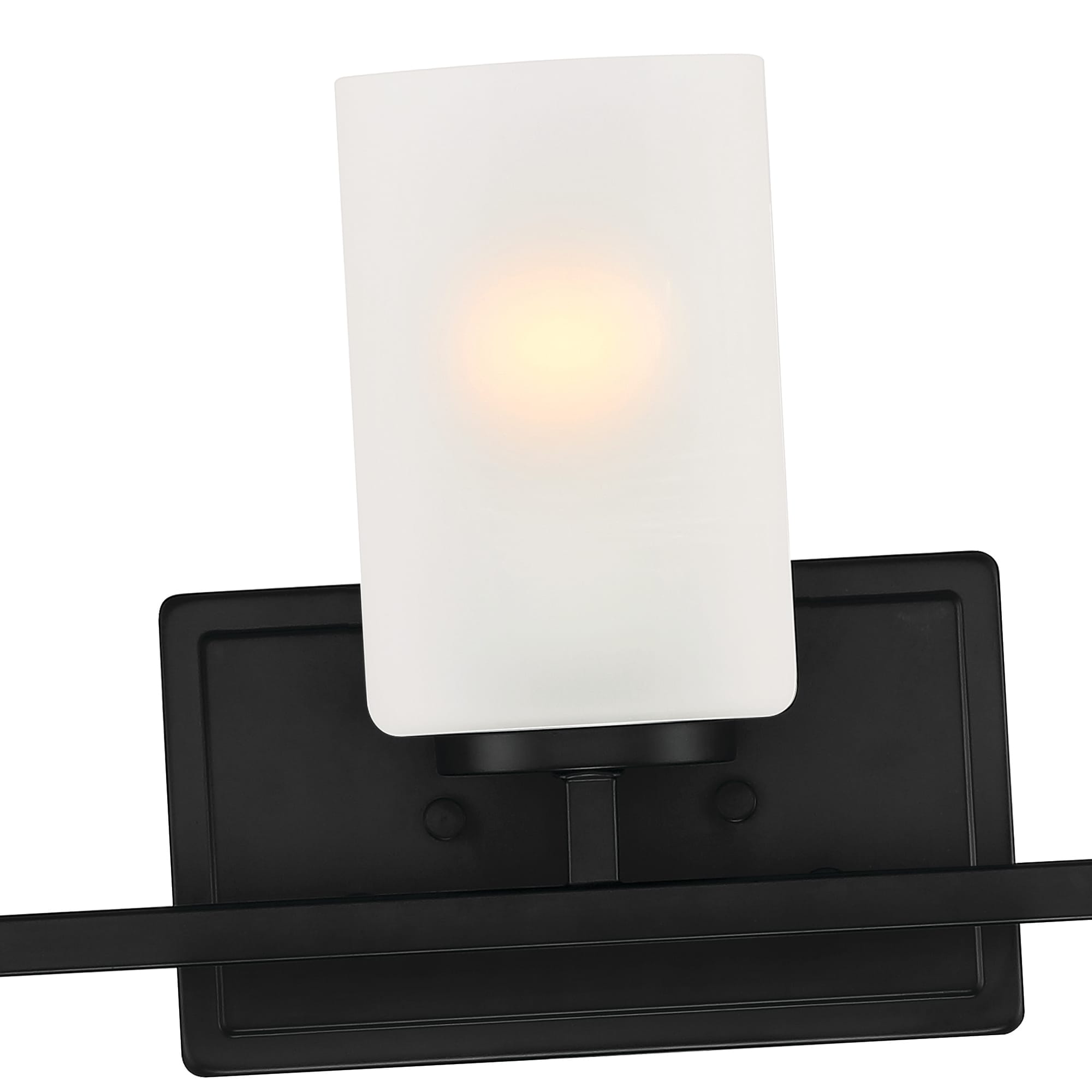Matte Black 21" Modern Bathroom Vanity Light