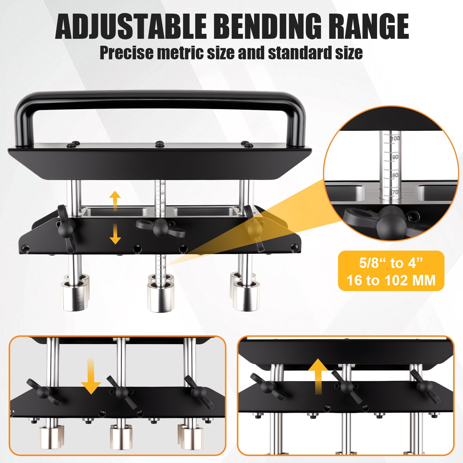 SenQWFa Three Station Edge Roller Bender for Metal Roofing Hand Tool ...