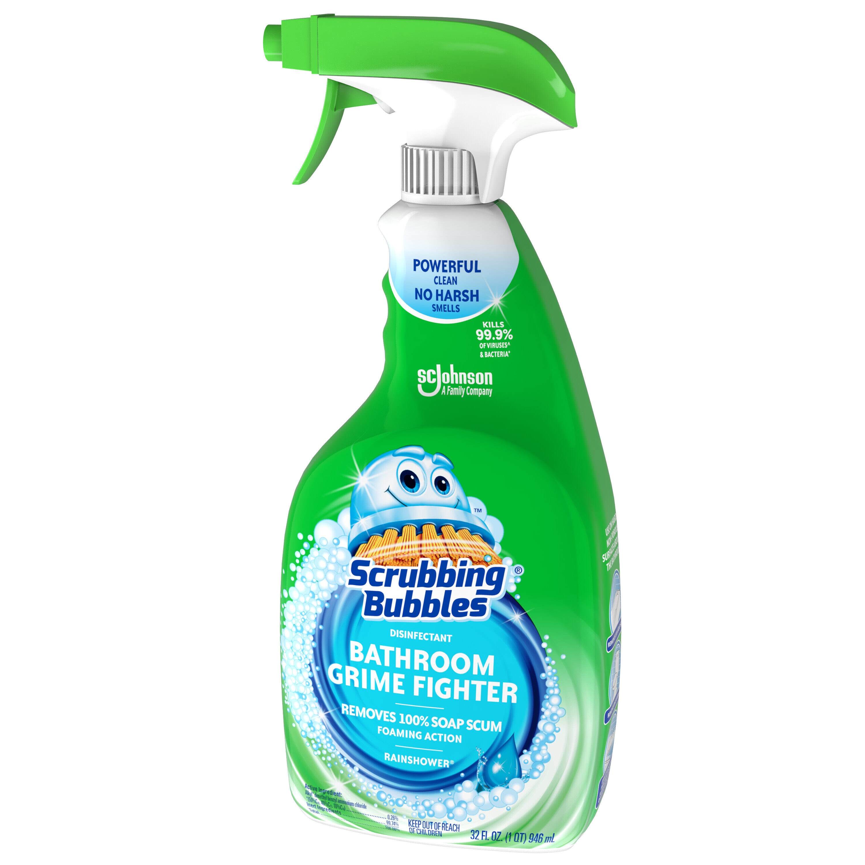 GrimeGuard Bathroom Cleaner + Tub & Shower E-Z Scrubber