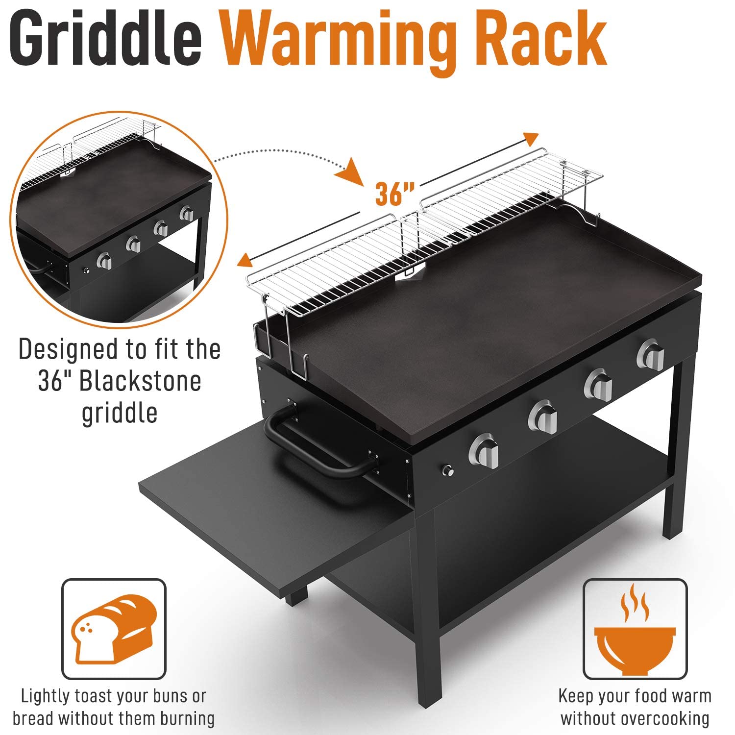 Yukon Glory YG-884 Gas-Grill-Cookgrates-Warmracks - View #2
