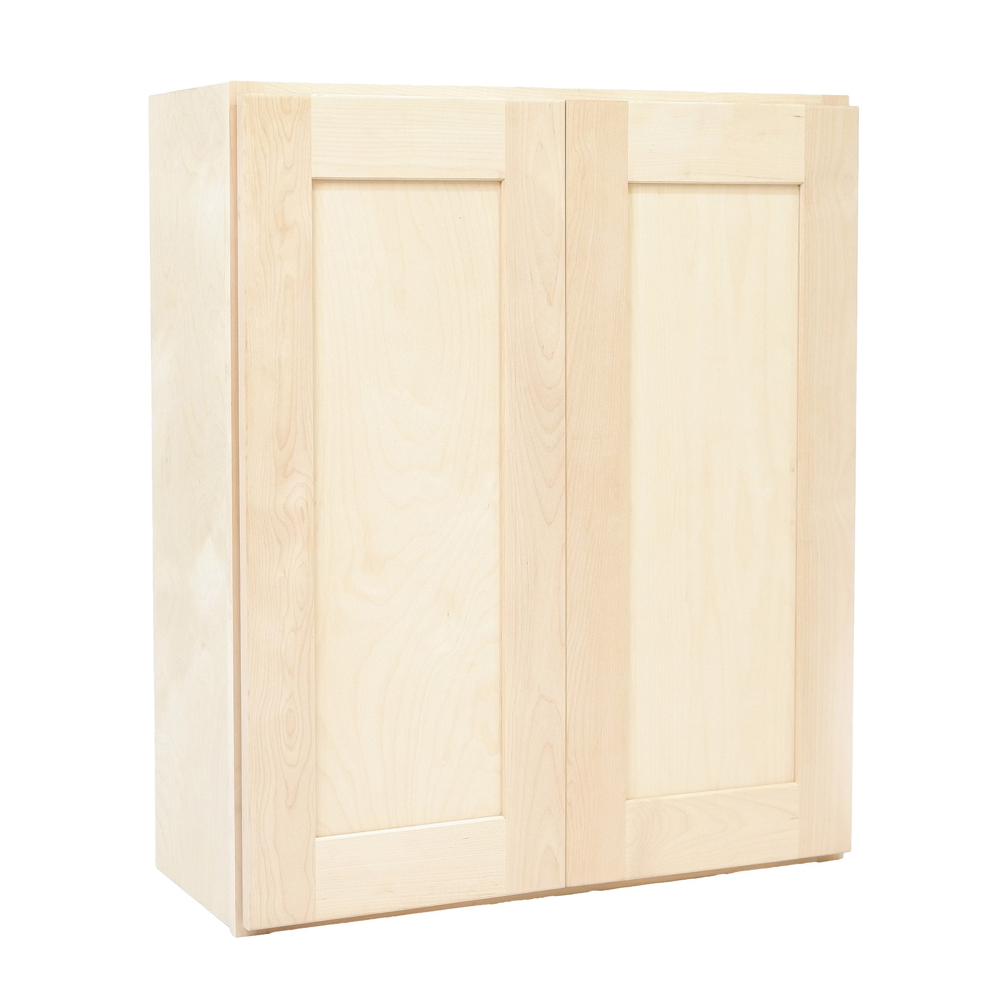 Design House 12-in W x 36-in H x 12-in D Brown Unfinished Birch Wall Ready to Assemble (RTA) Cabinet Recessed Panel Shaker