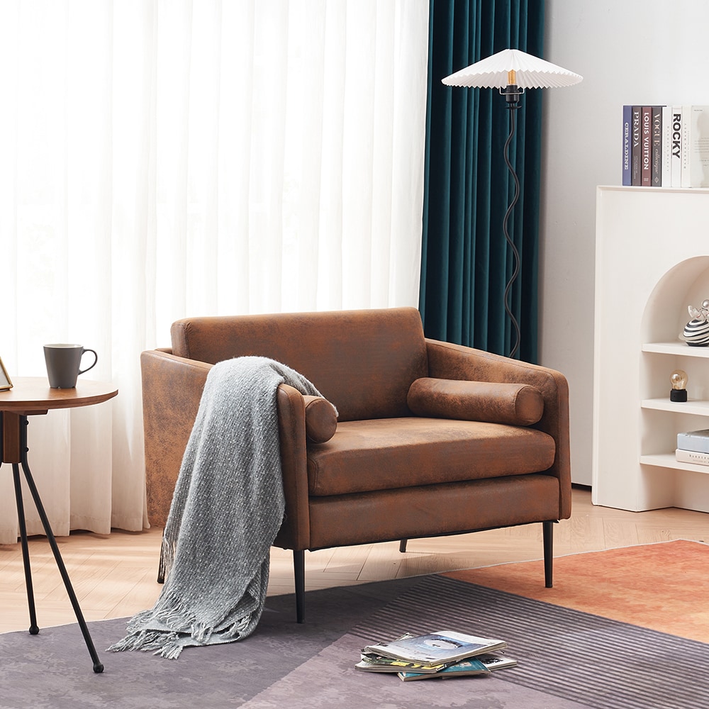 Winado LO1G52001458 Modern Brown Accent Chair
