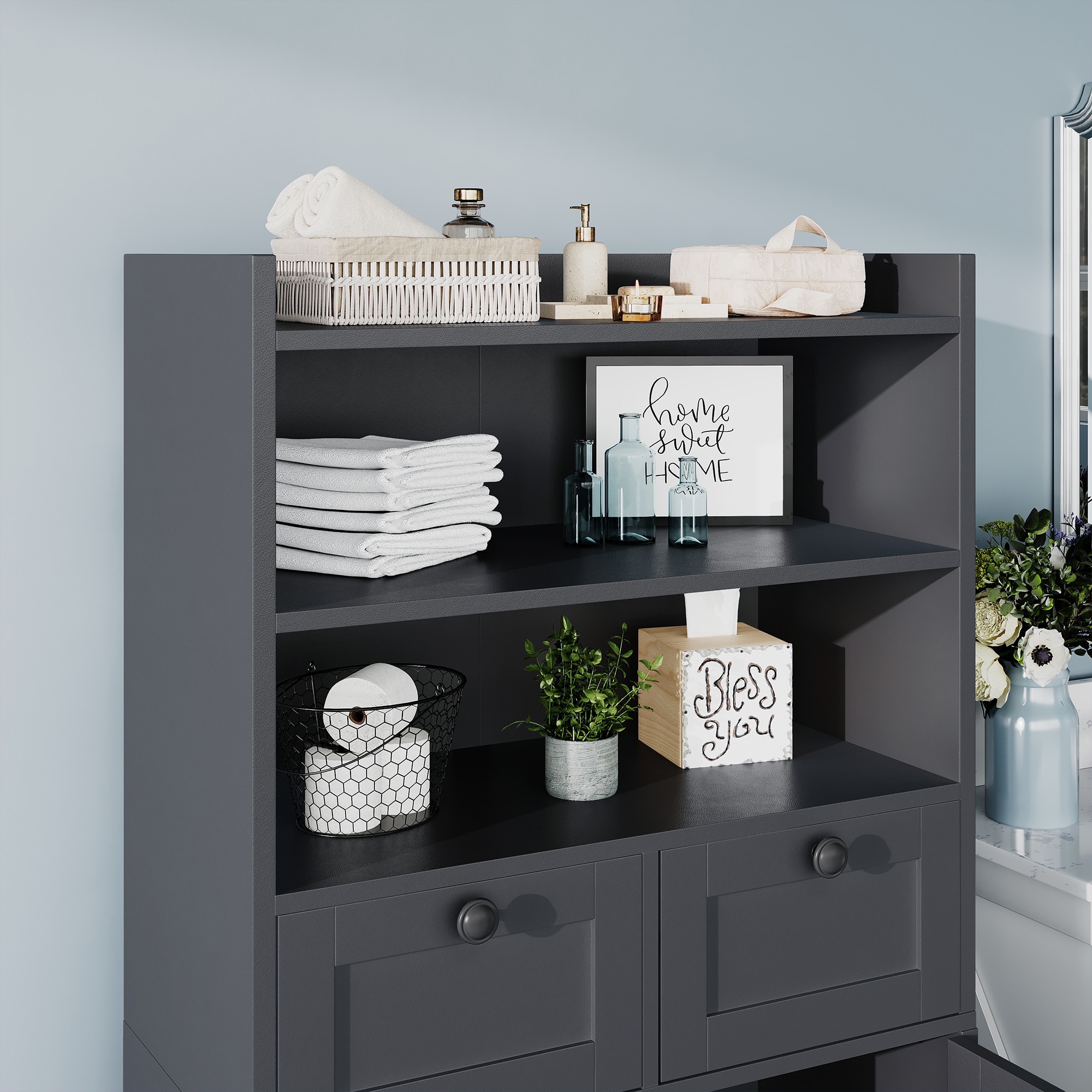 VOUA SAF-JDRYRB-WHCK Linen-Cabinets - View #9