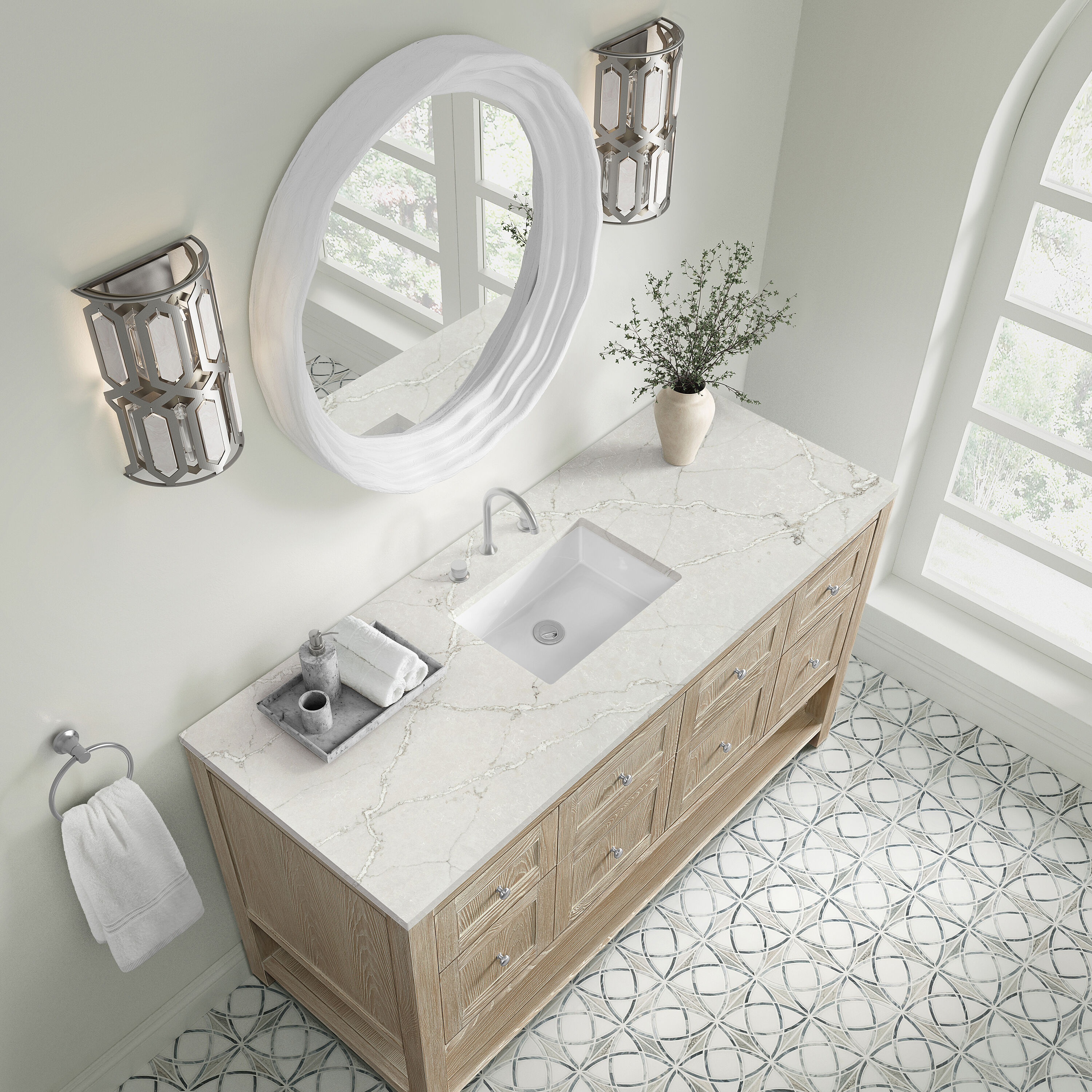 James Martin Vanities 330-V60S-WWO-3VSL Bath-Vanity-Combo - View #5
