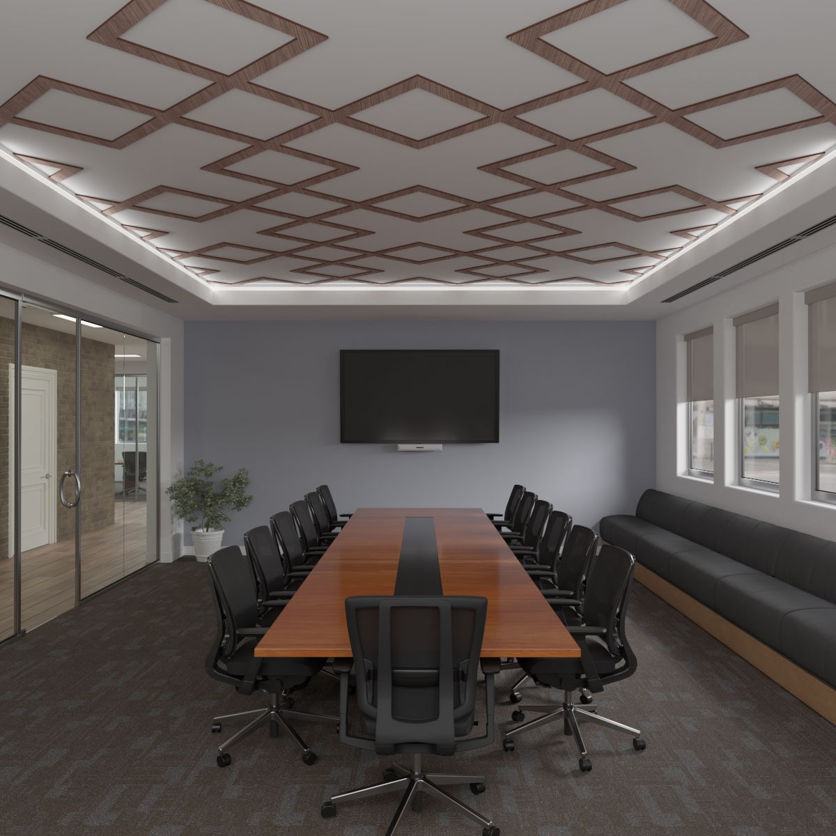 Ekena Millwork CELW60X60X0375FLRWA Wall-Panels - View #9