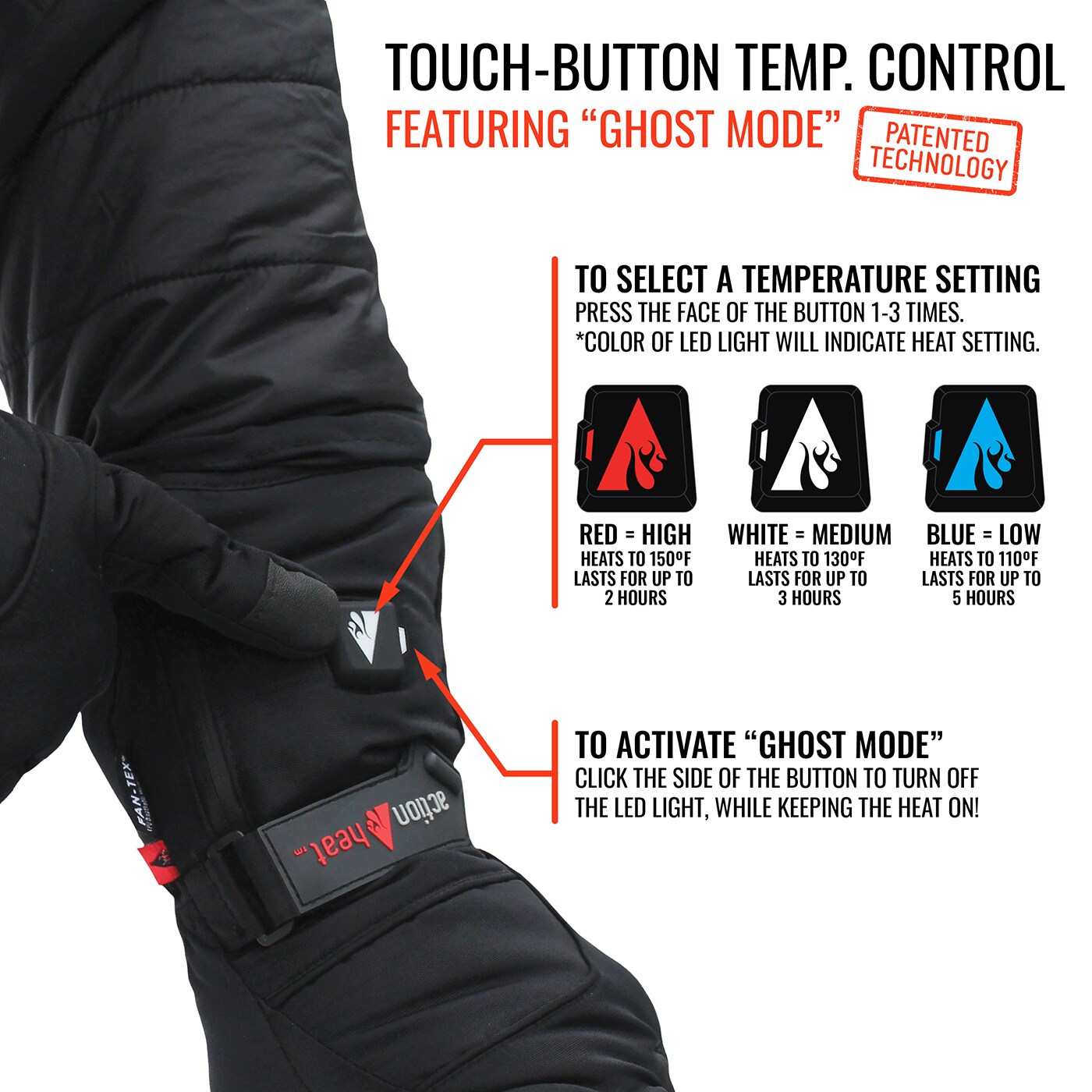 ActionHeat AH-SG-5V-1-BW-M Work-Gloves - View #7