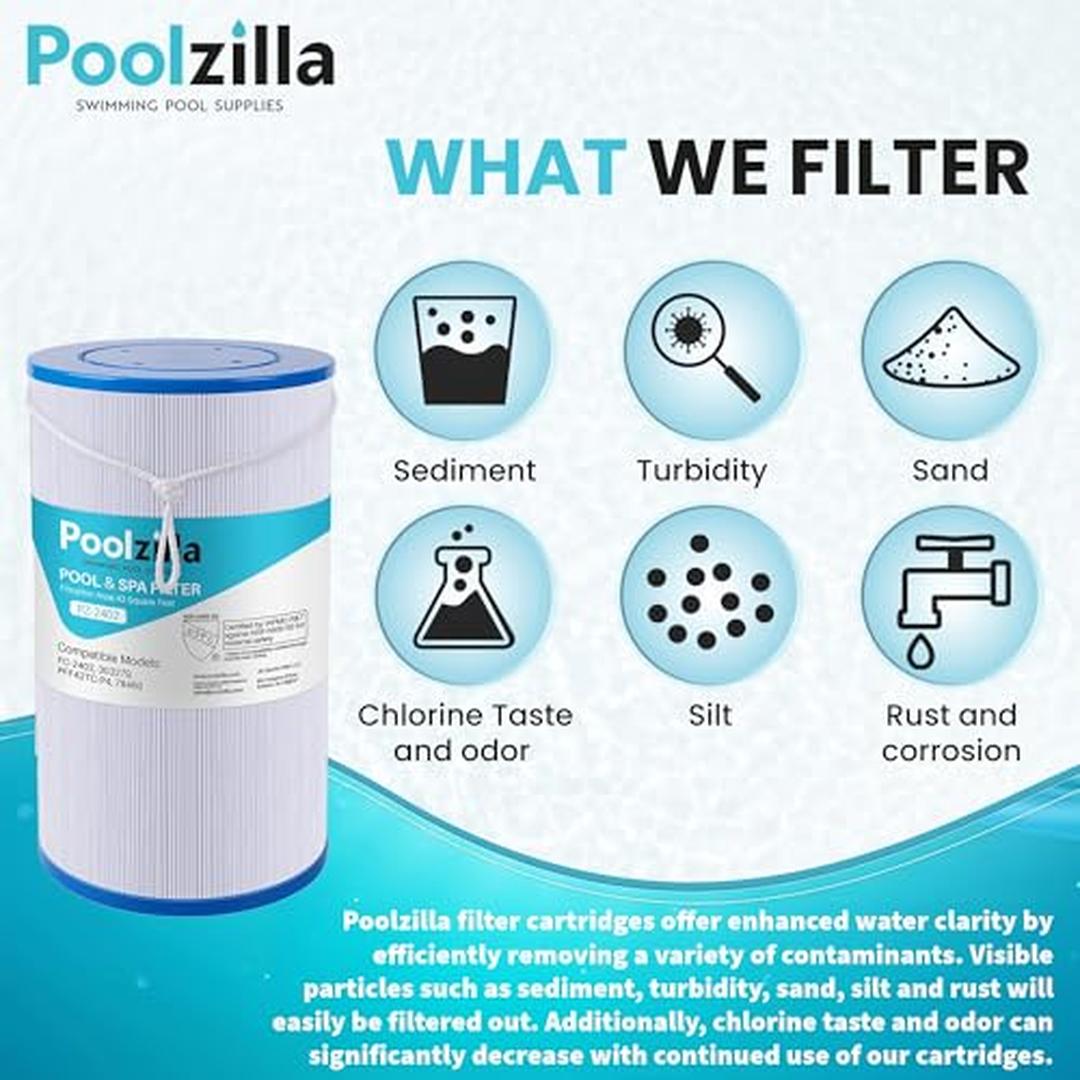 Poolzilla PZ-FC-2402-2PK Pool-Filter-Skim-Sys-Parts - View #7