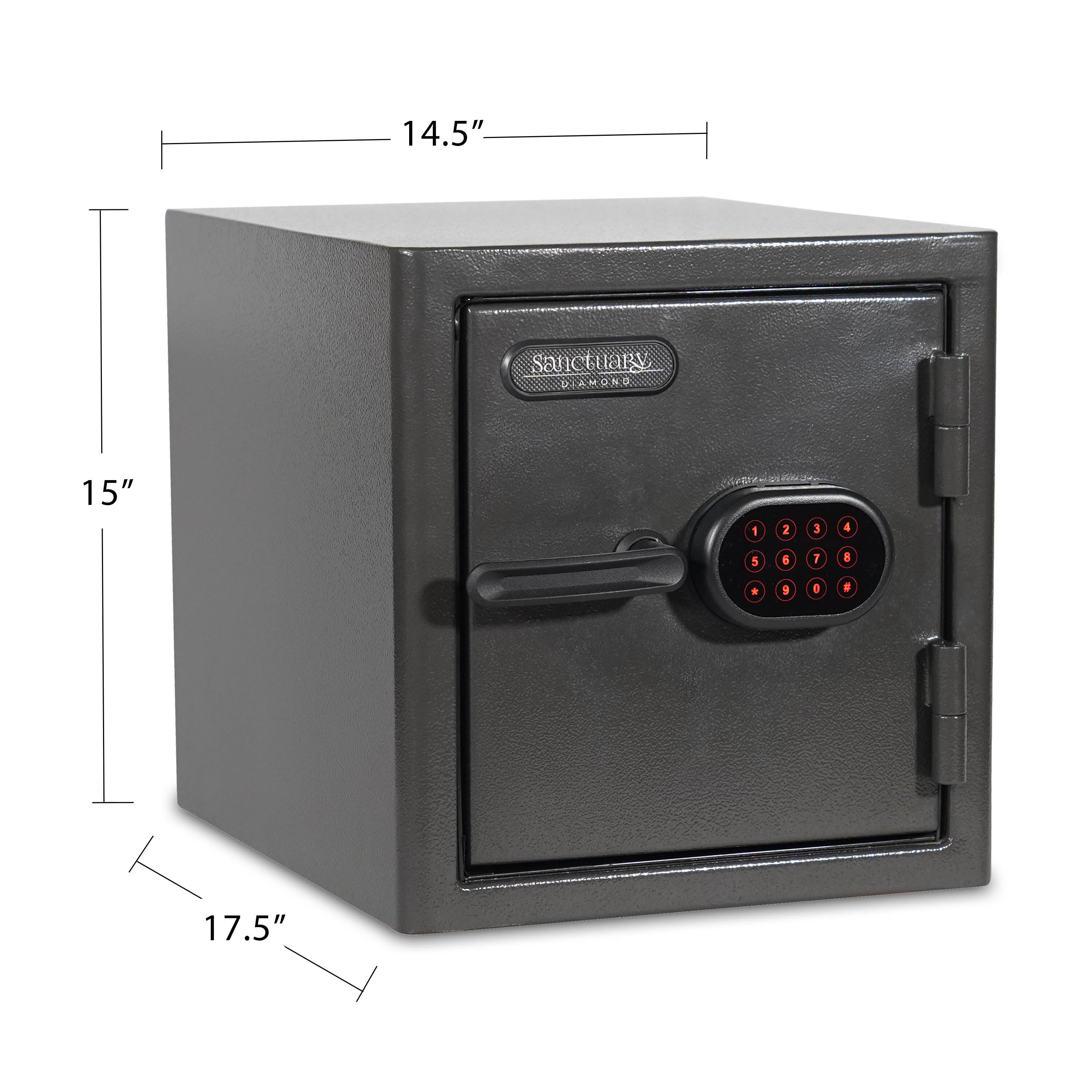Sanctuary 1.32-cu ft Fireproof and Waterproof Floor Safe with  Electronic/Keypad Lock in the Floor  Wall Safes department at