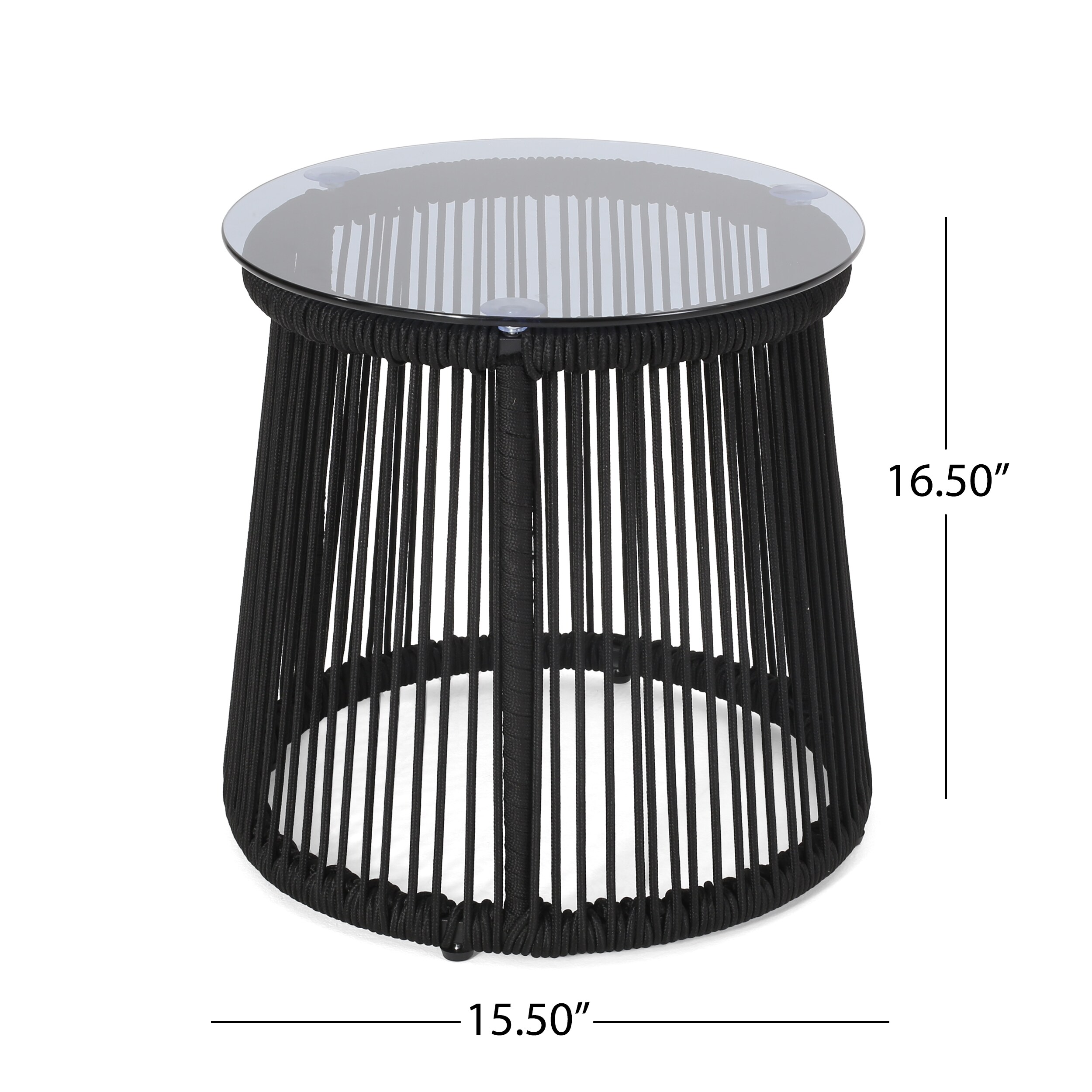 AHIOU HOME ZAAHG-67842.00BLKGS Garden-Stools - View #10