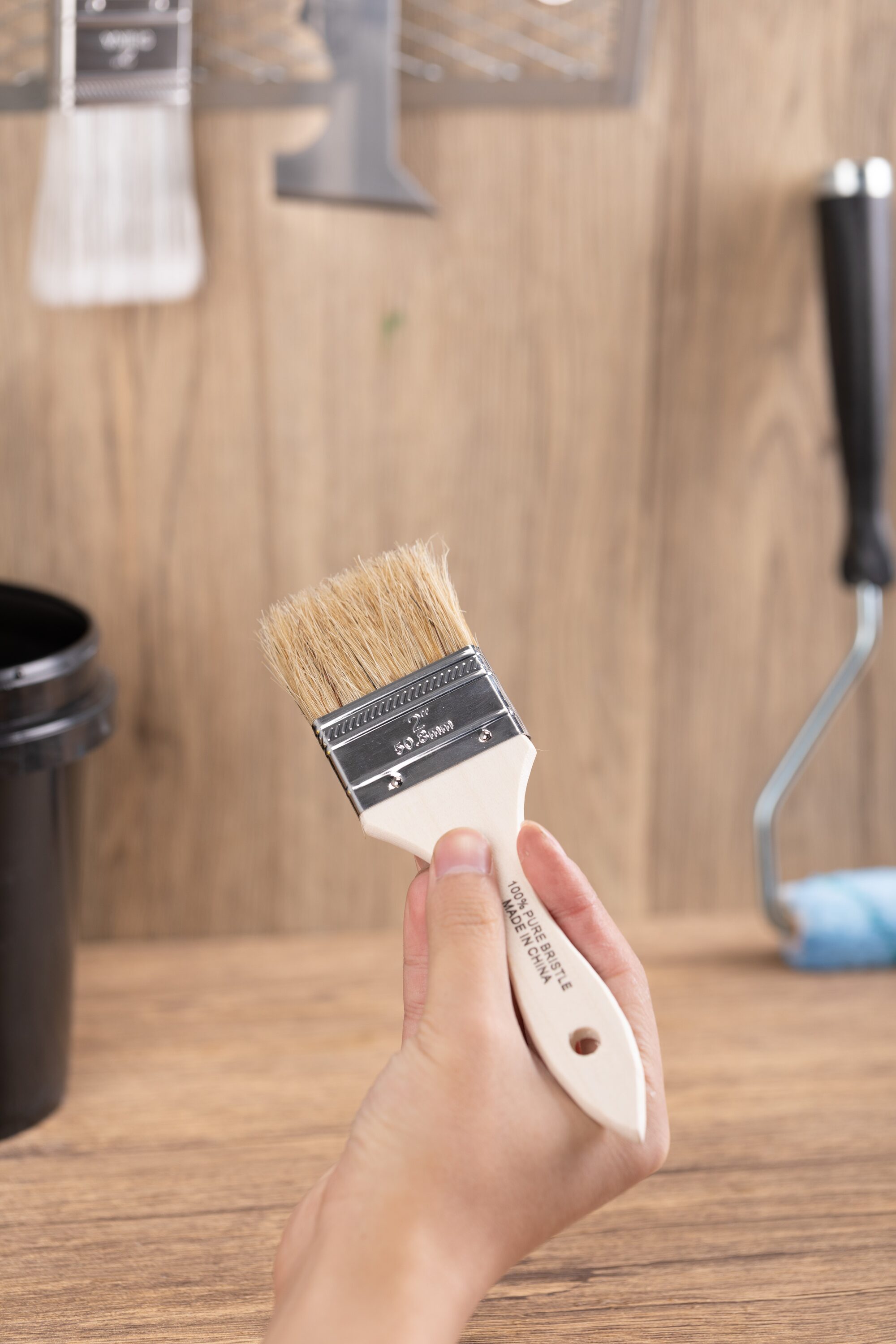Project Source 3-in Natural Bristle Flat Paint Brush (Chip Brush) | 2200530