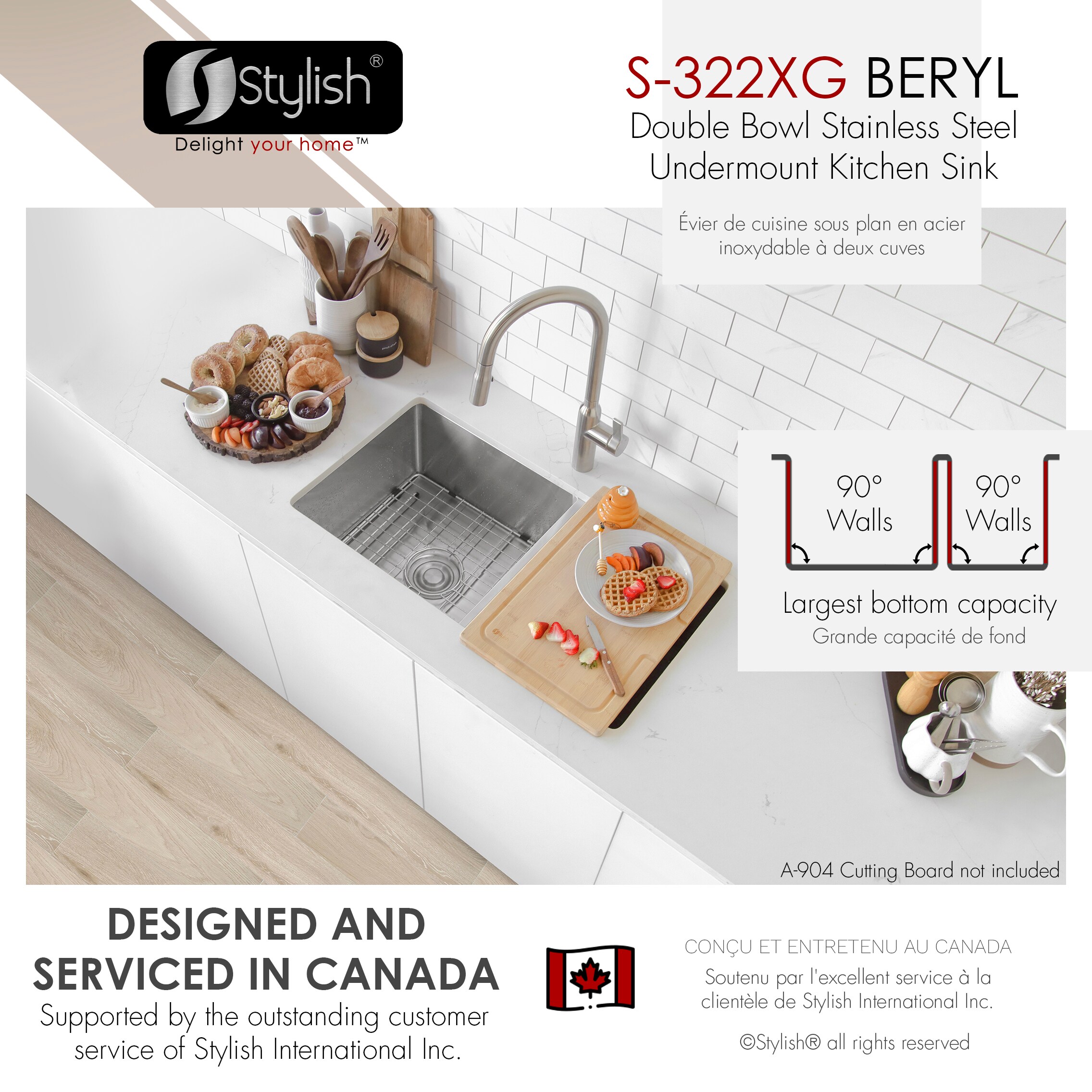 Stylish S-322XG1 Kitchen-Sinks - View #7
