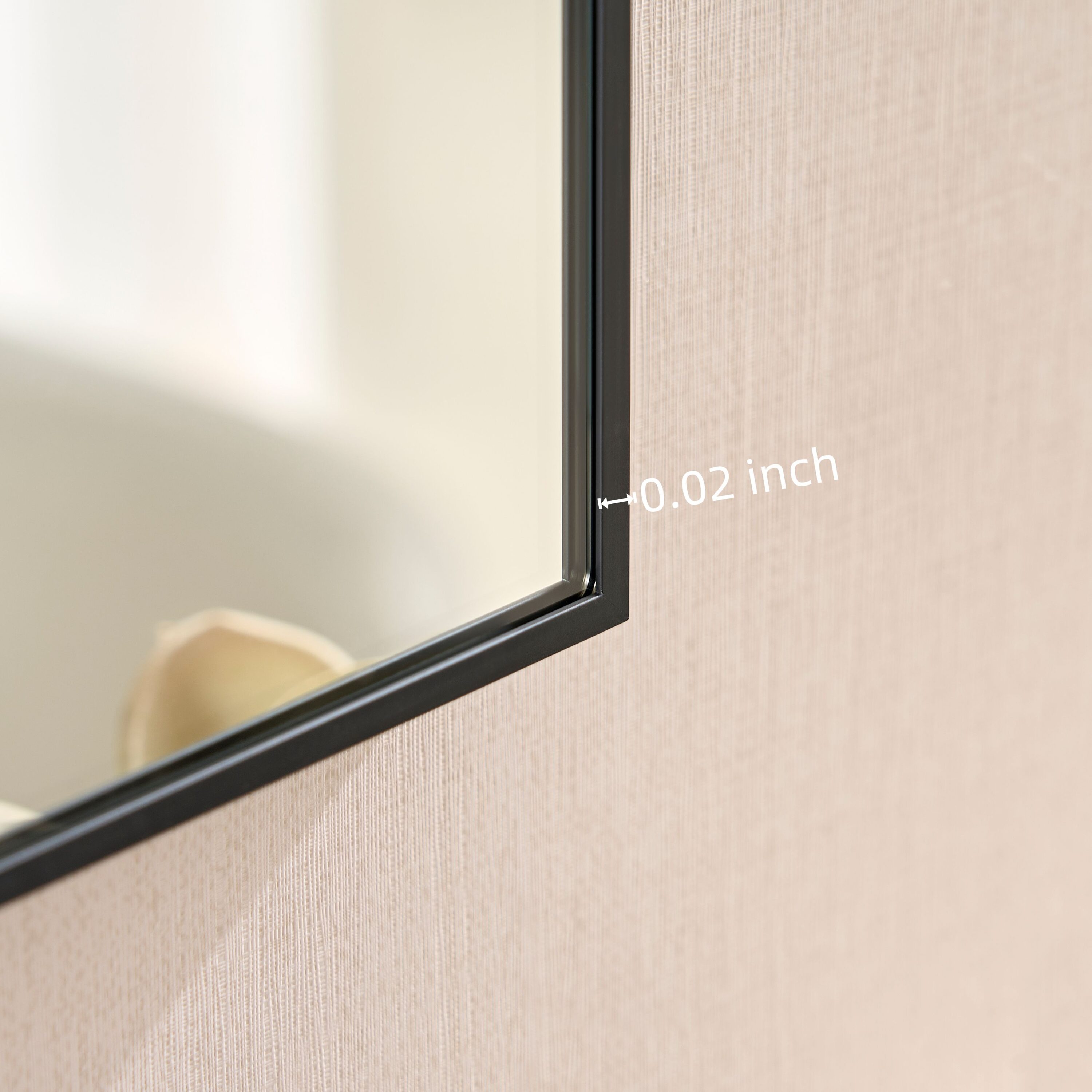 WELLFOR GIZBIT004Q Framed-Bath-Mirrors - View #5