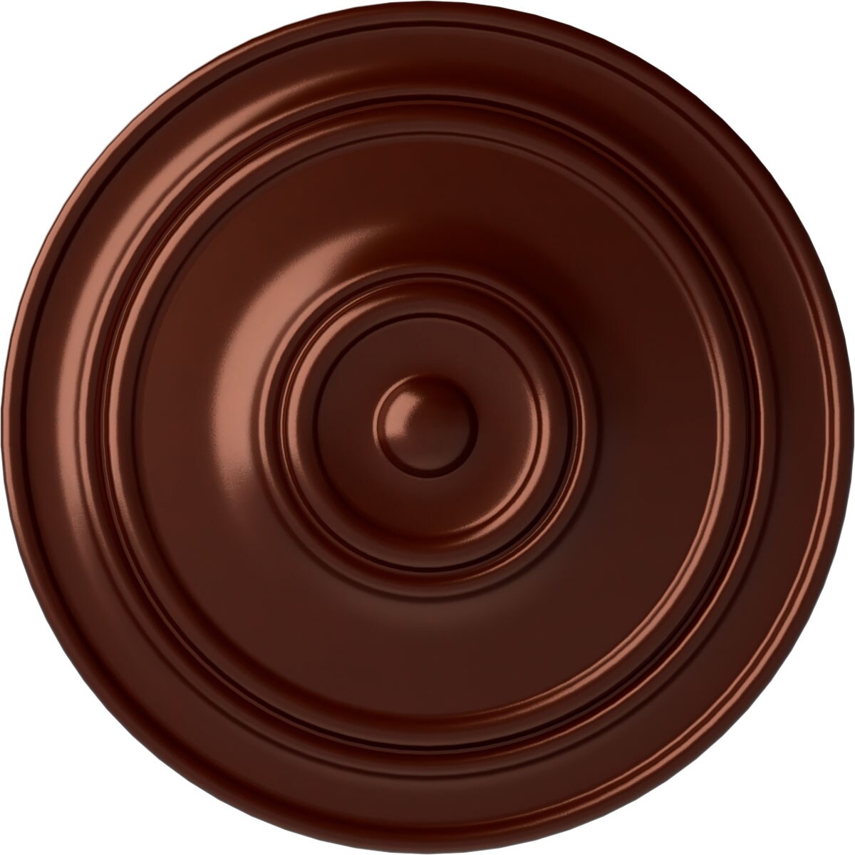 Ekena Millwork CM22CLACS Classic 21.875-in W x 21.875-in L Antique Copper Polyurethane Ceiling Medallion